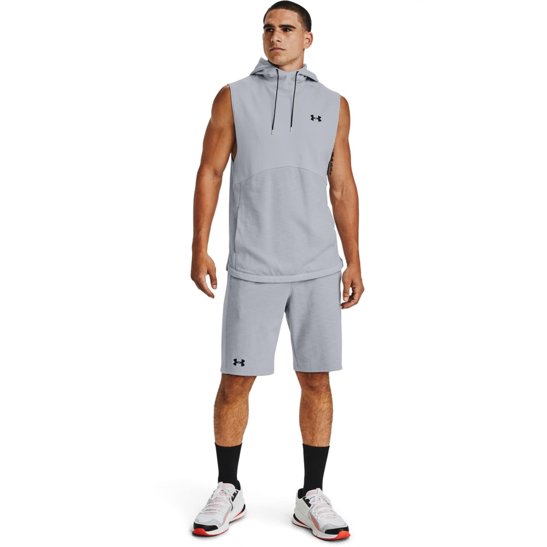 Hoodie Under Armour sans manches Double Knit