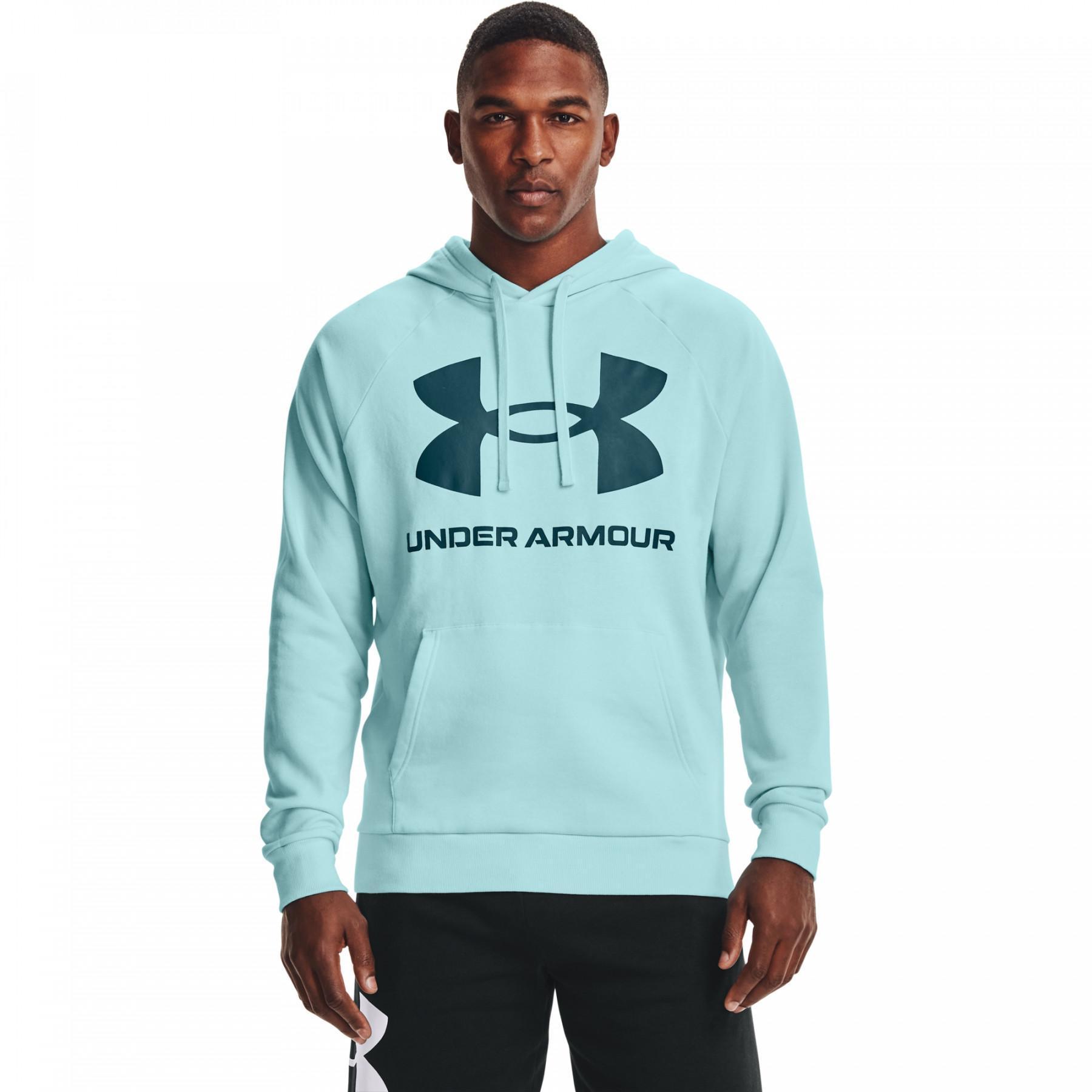 Hoodie Under Armour Rival Grand logo
