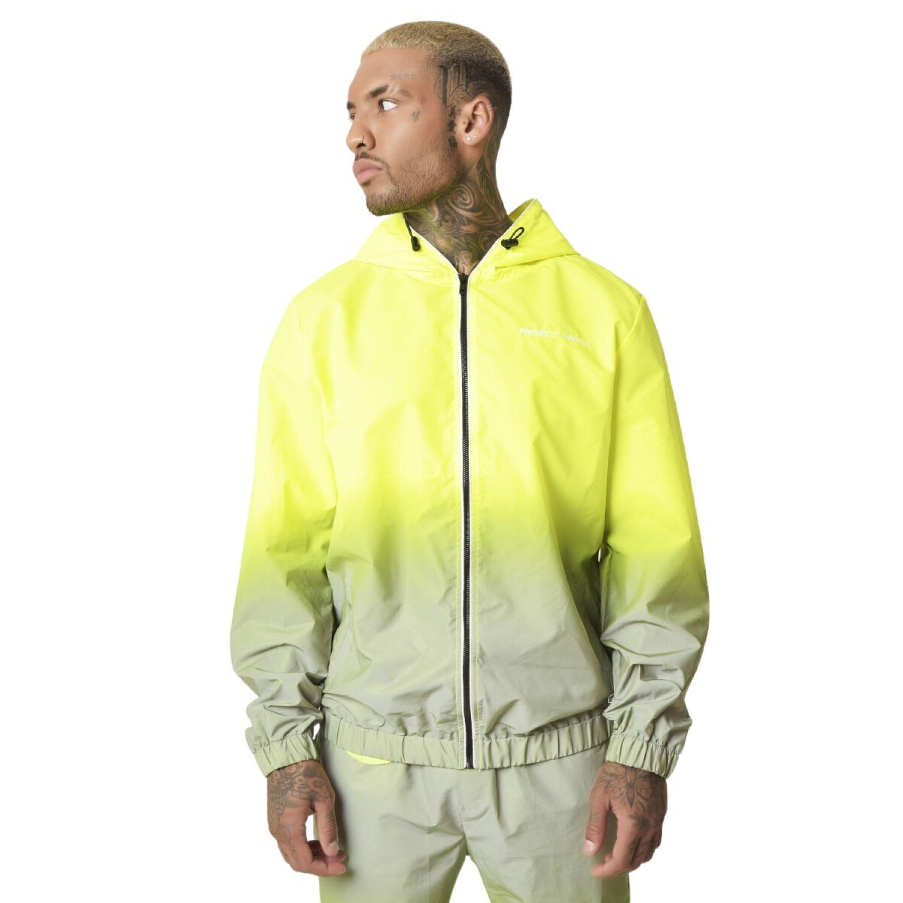 Hooded reflective jacket with gradient Project X Paris
