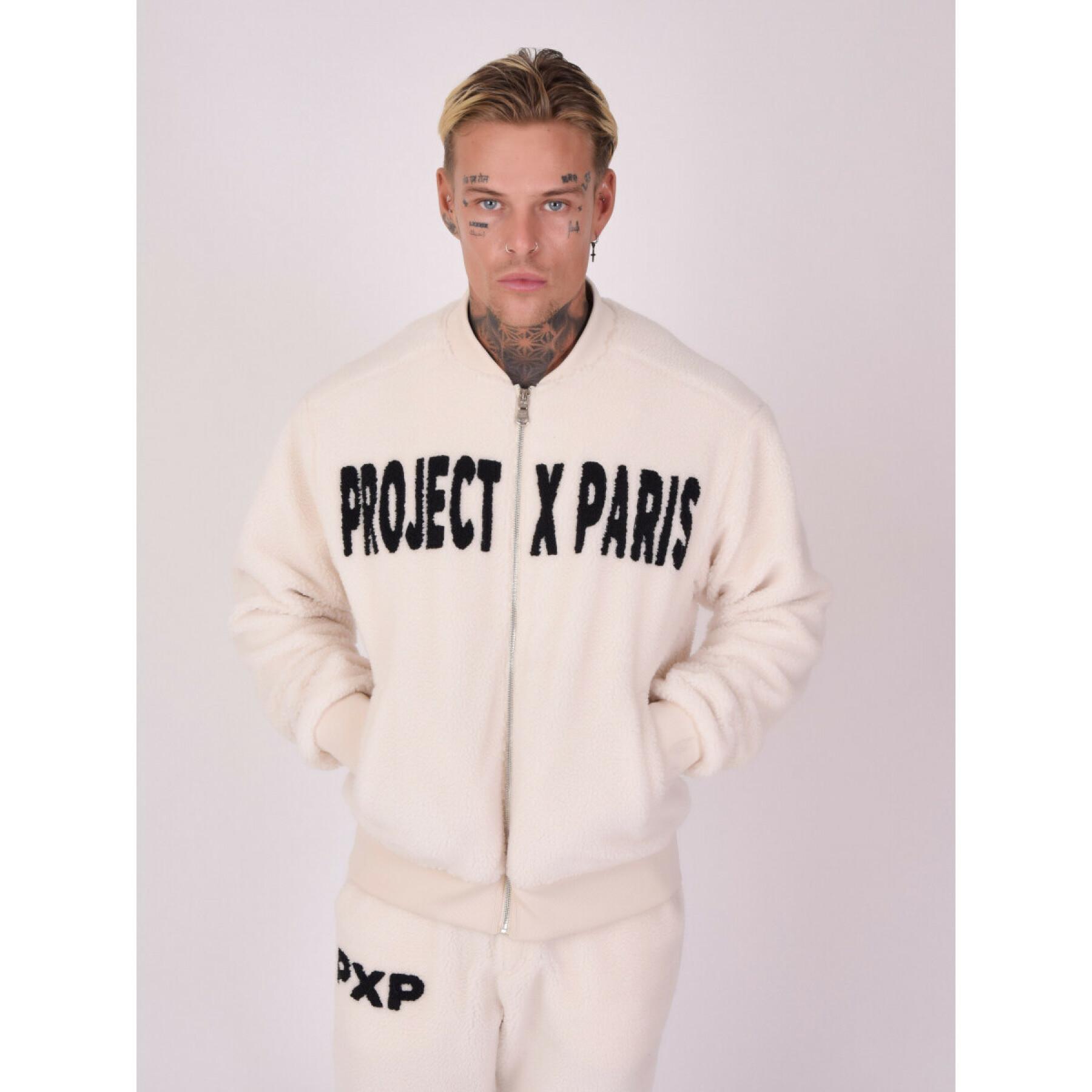 Teddy jacket "pilou pilou" style Project X Paris