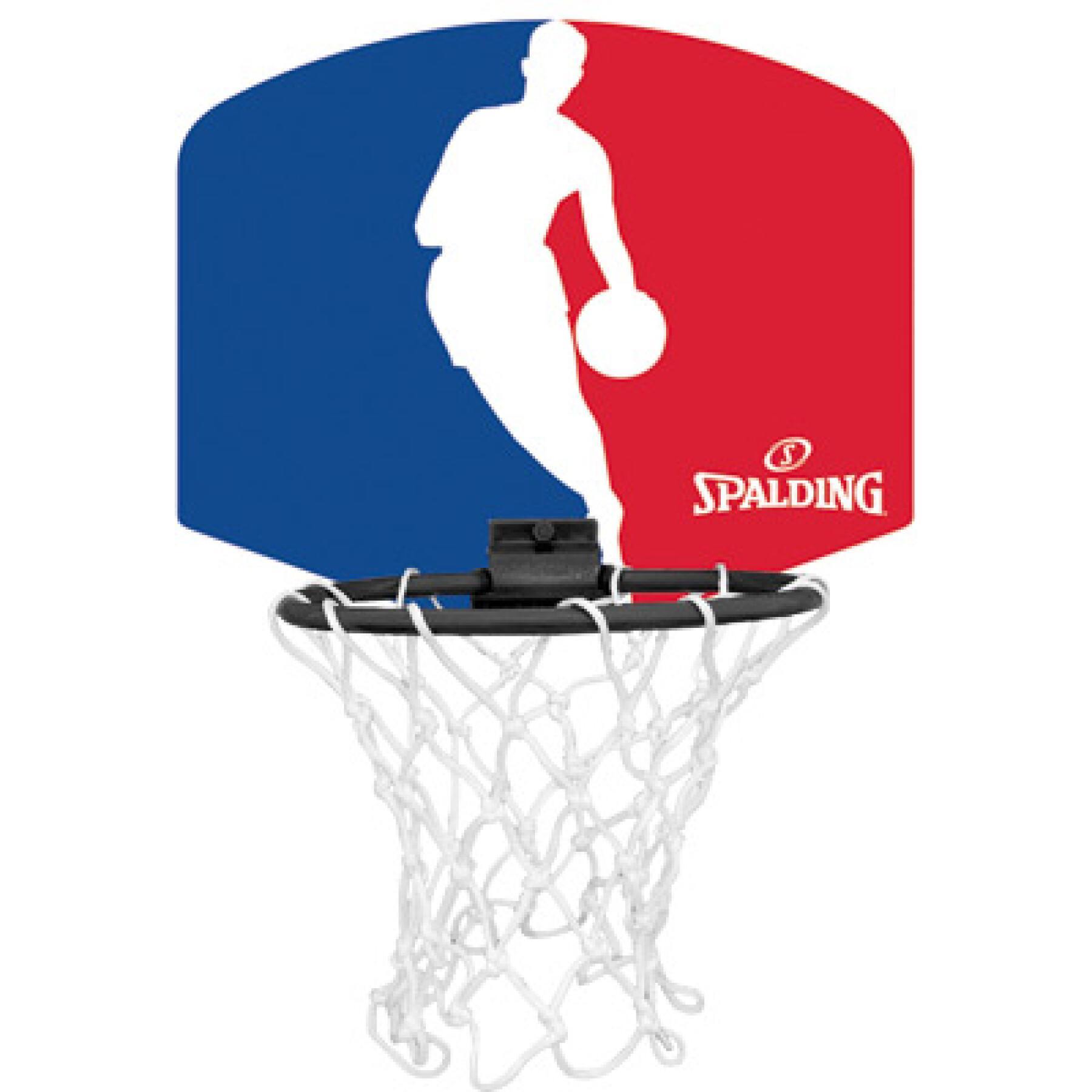 Mini basketball hoop Spalding logoman