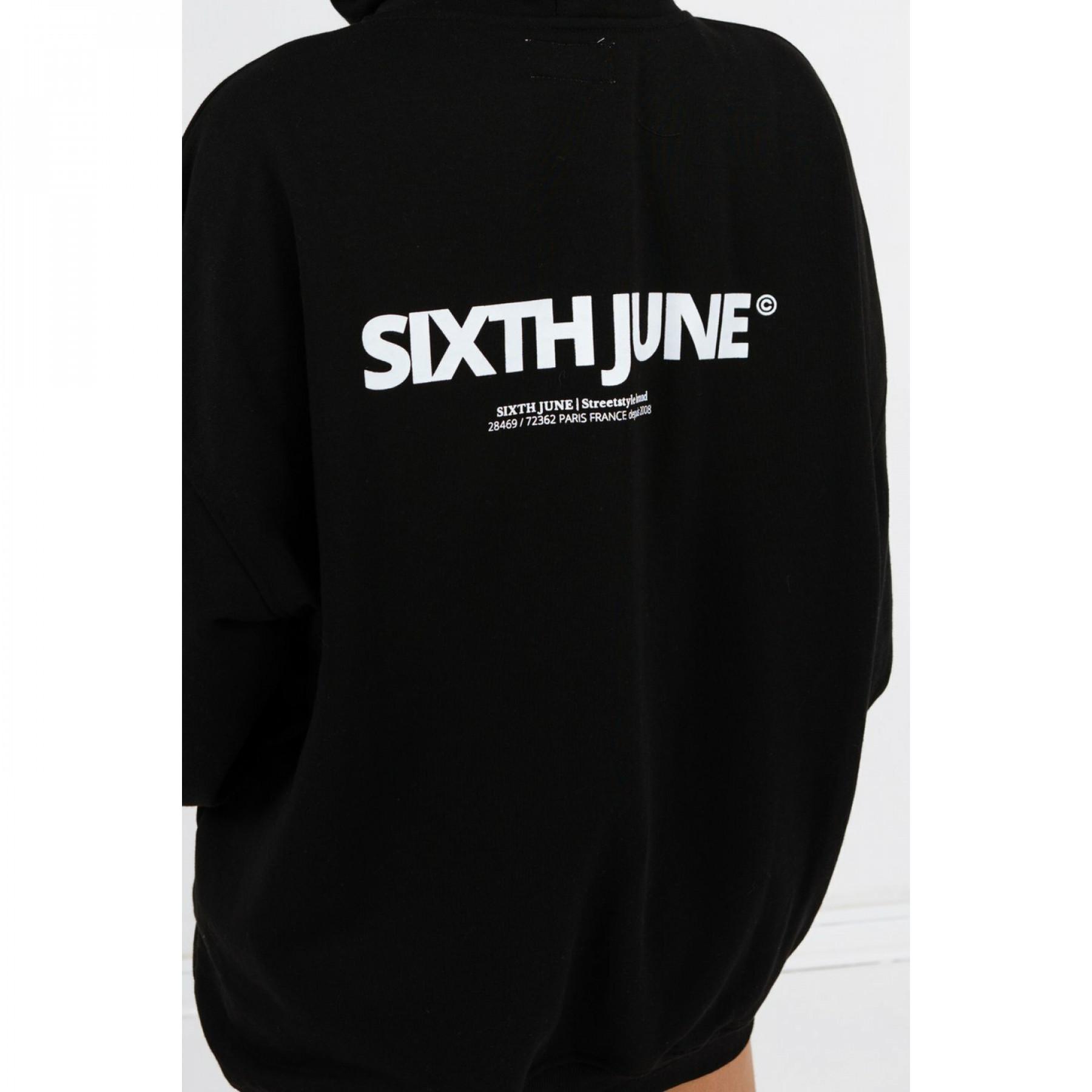 Women's hooded sweatshirt Sixth June