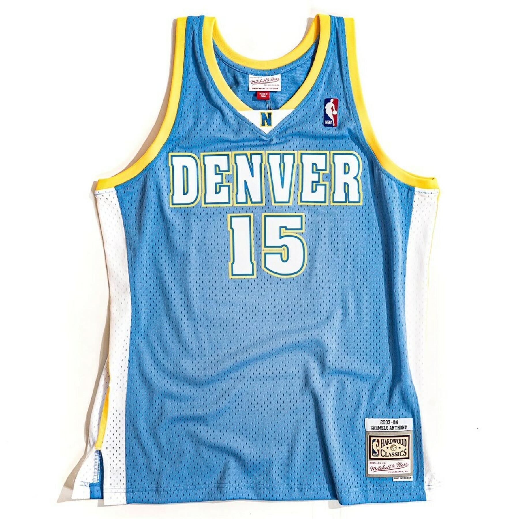 Mitchell & Ness Denver Nuggets #15 Carmelo Anthony Alternate