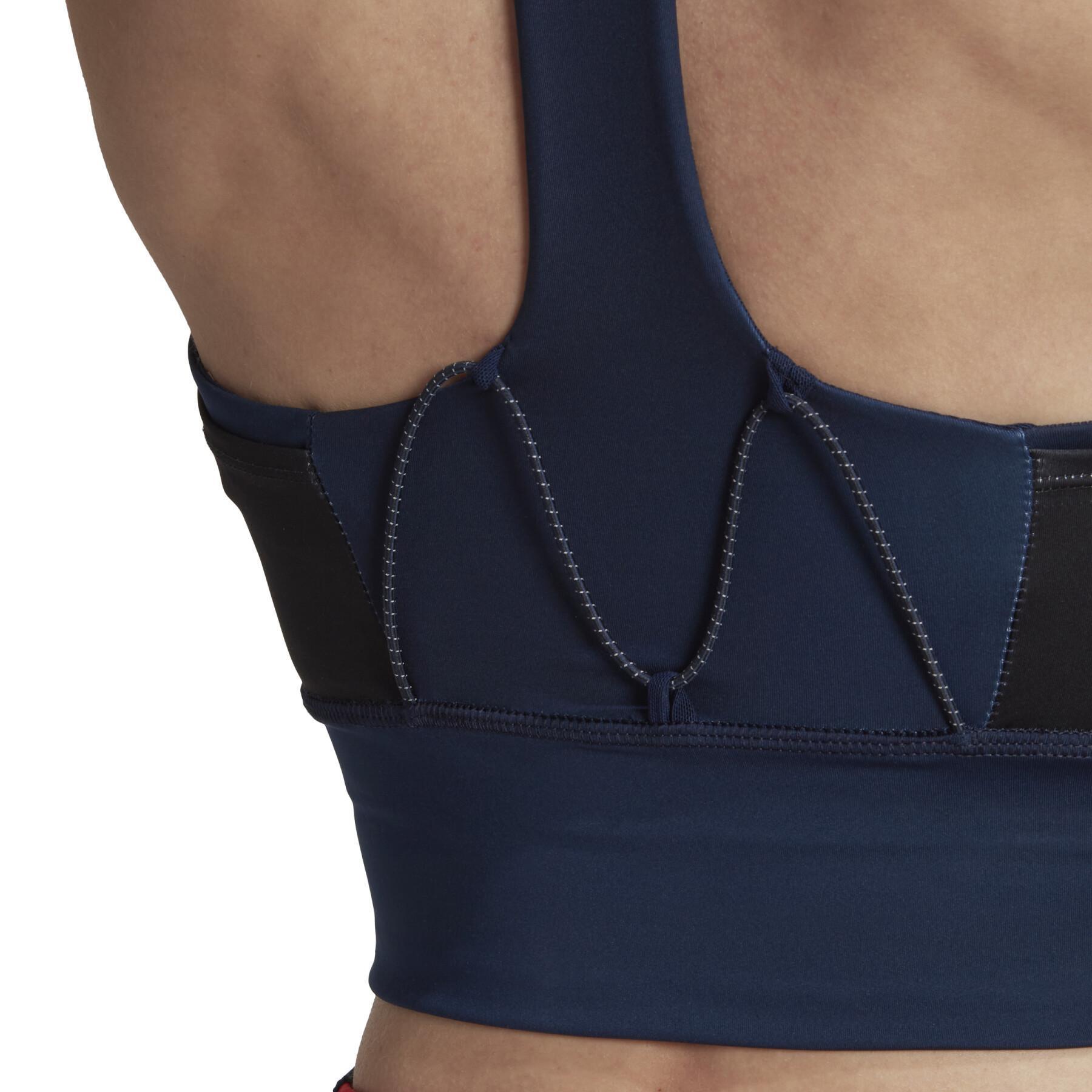 Women's medium support pocket bra adidas Marimekko