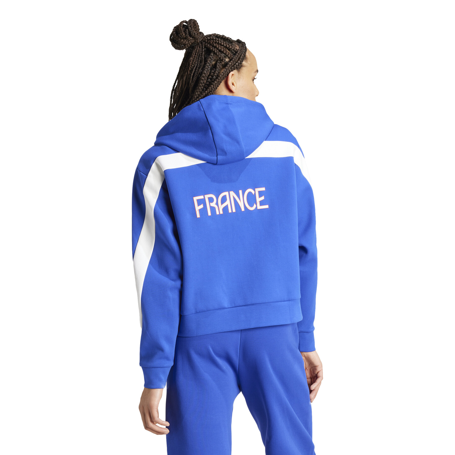 Women's Hooded Sweat Jacket adidas Team France