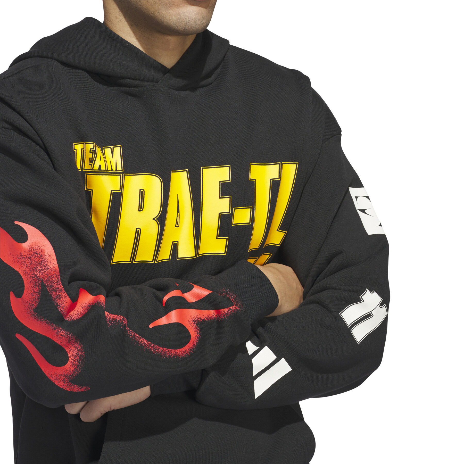 Hooded sweatshirt adidas Team Trae