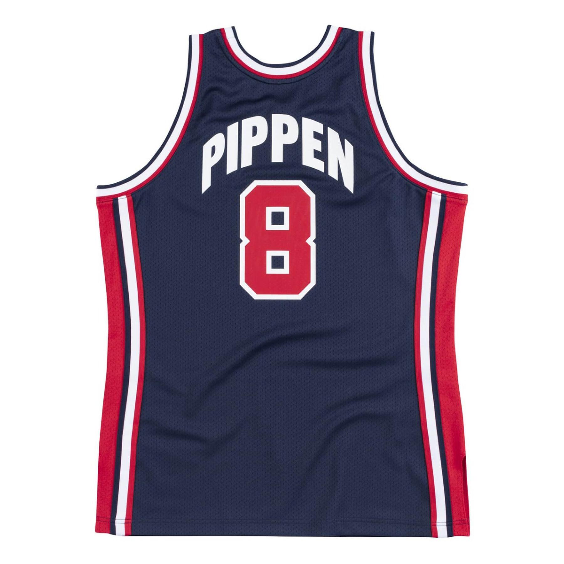 Authentic team jersey USA nba Scottie Pippen