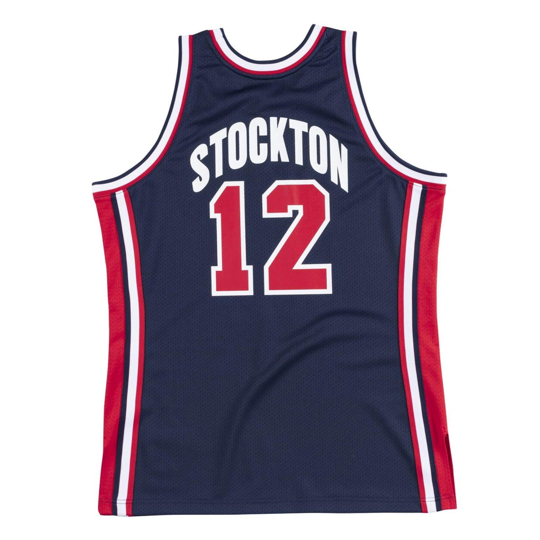 Authentic team jersey USA nba John Stockton