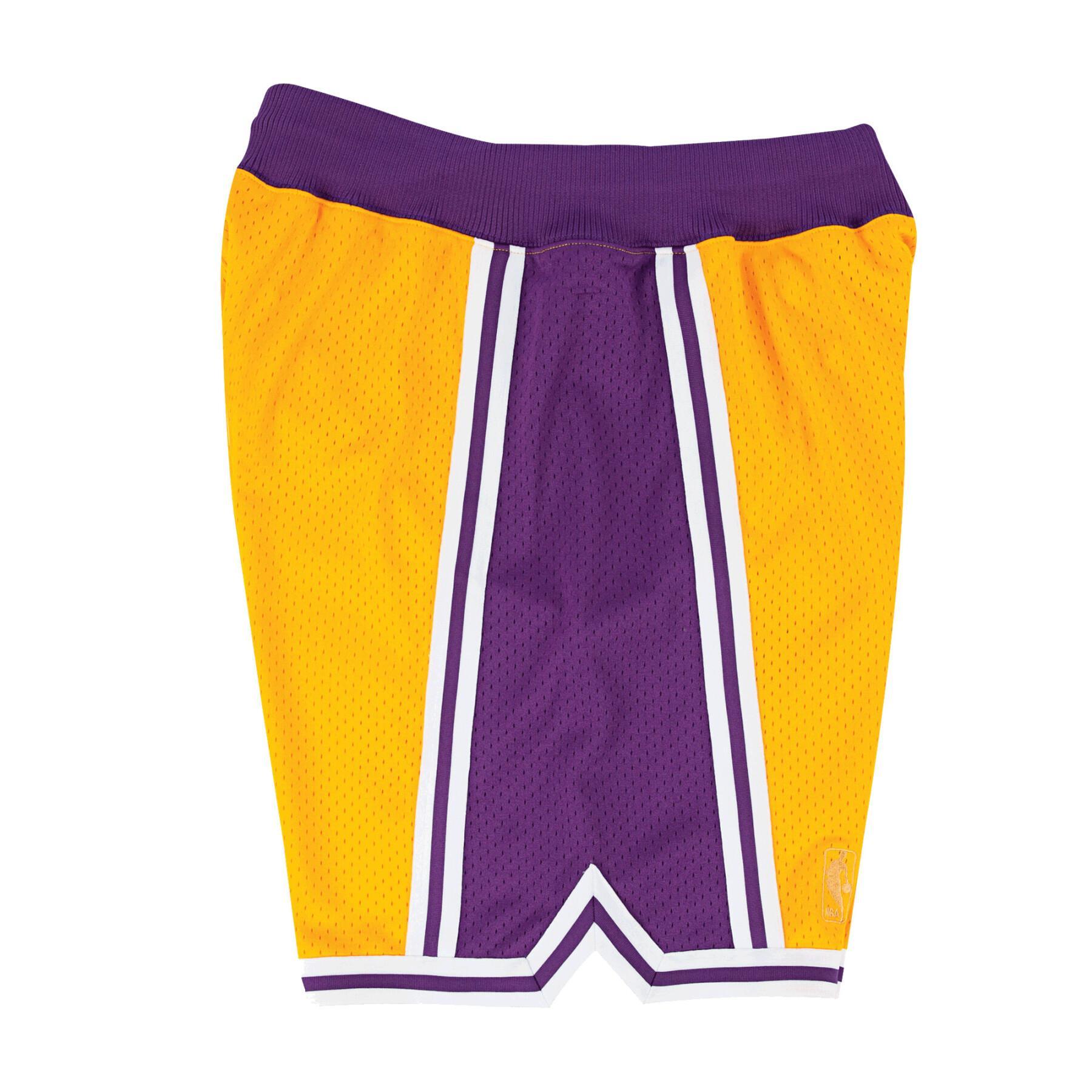 Short authentic Los Angeles Lakers