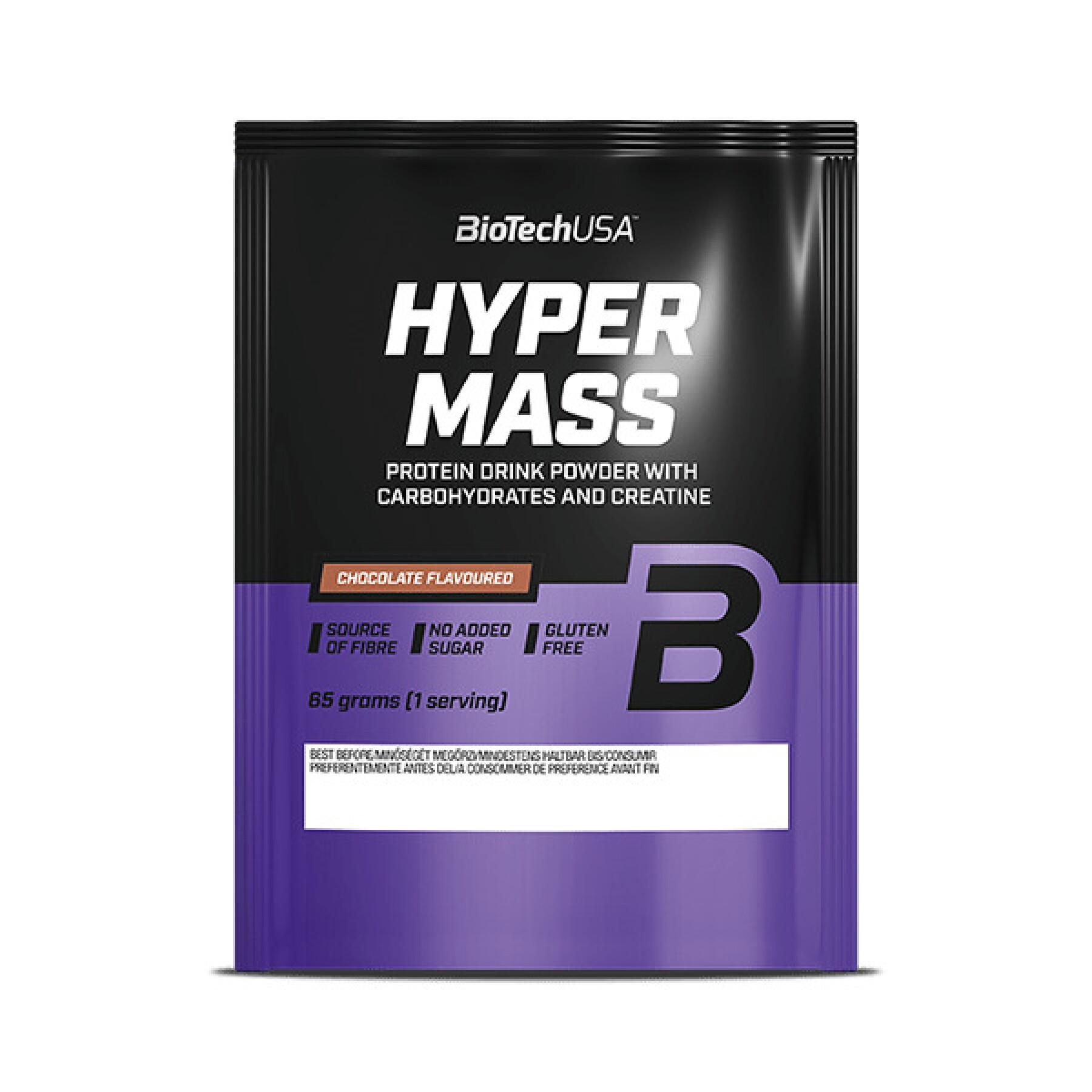 Batch of 40 bags of proteins Biotech USA hyper mass - Vanille - 65g