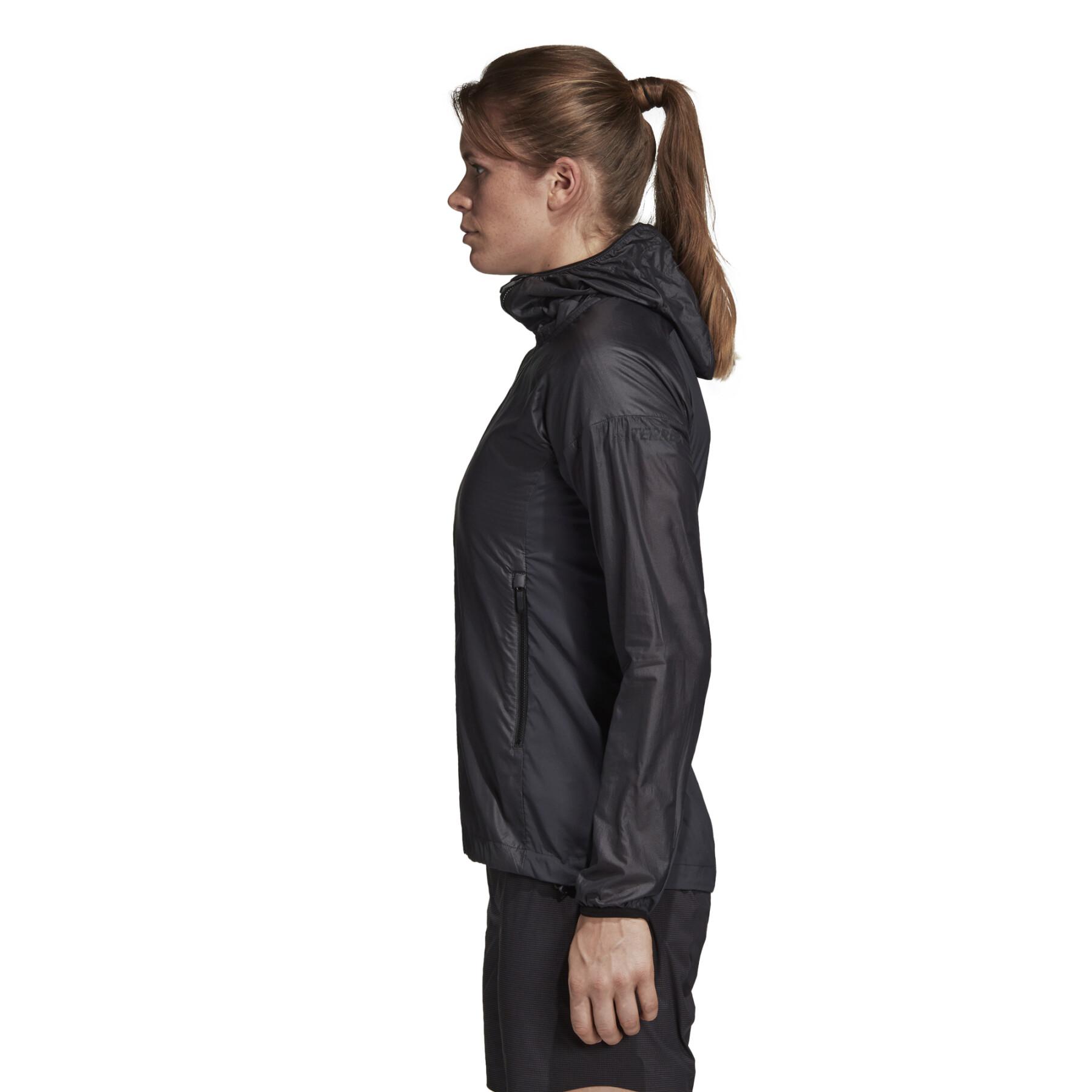 Women's hooded jacket adidas Agravic Alpha Shield