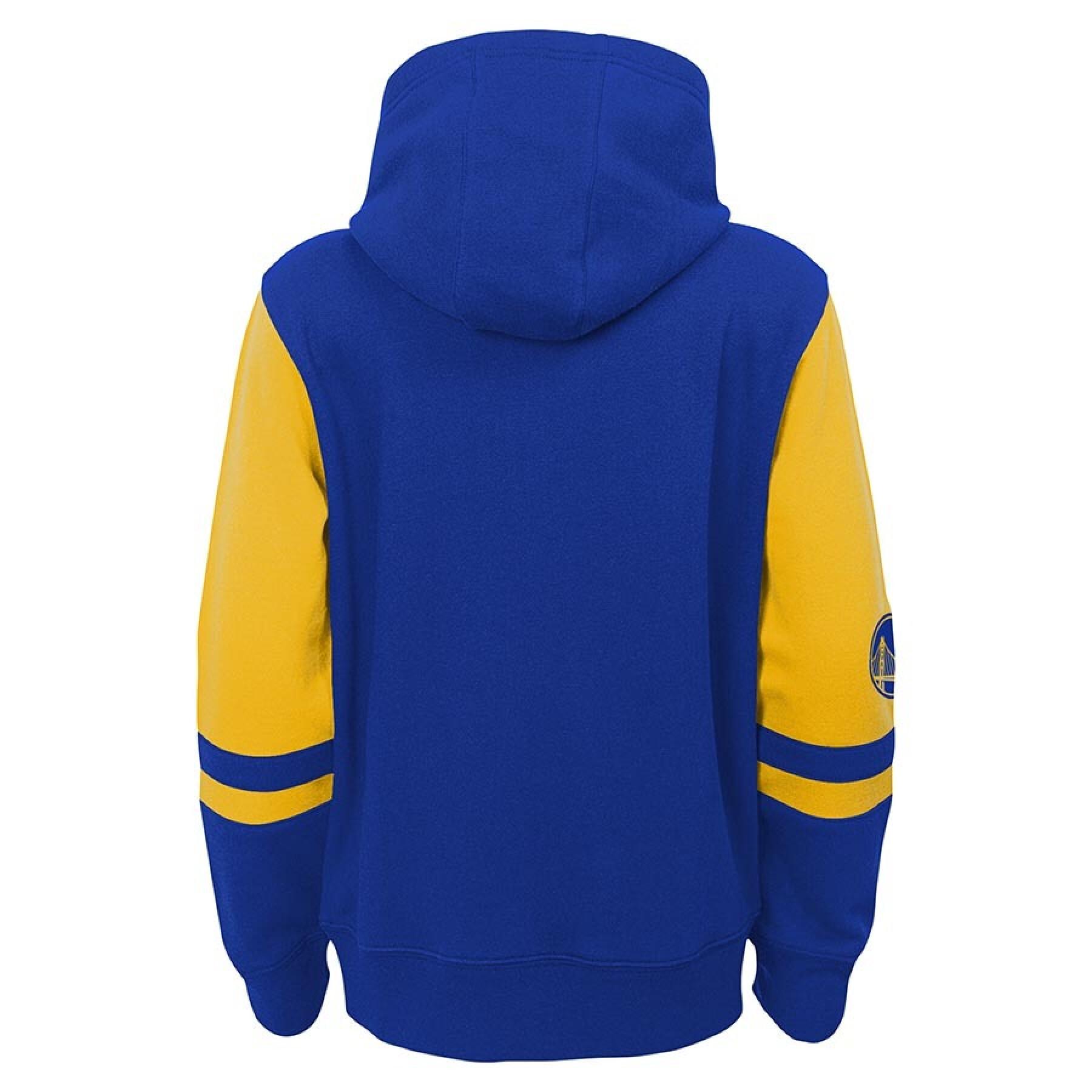 Children's zip-up hoodie Golden State Warriors Fleece