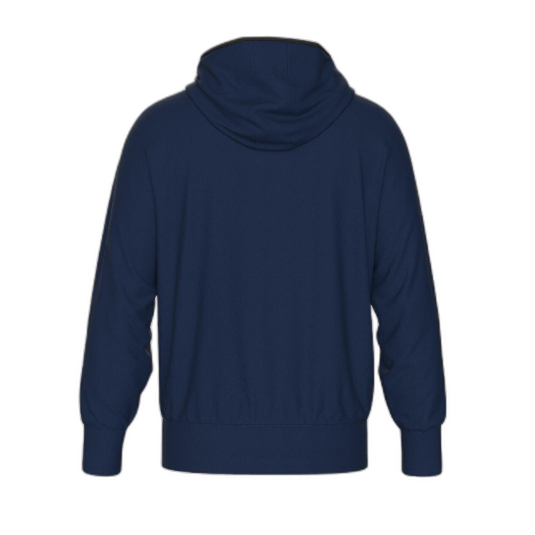 Hooded sweatshirt with polar fleece Errea 14 Blackbox 2022