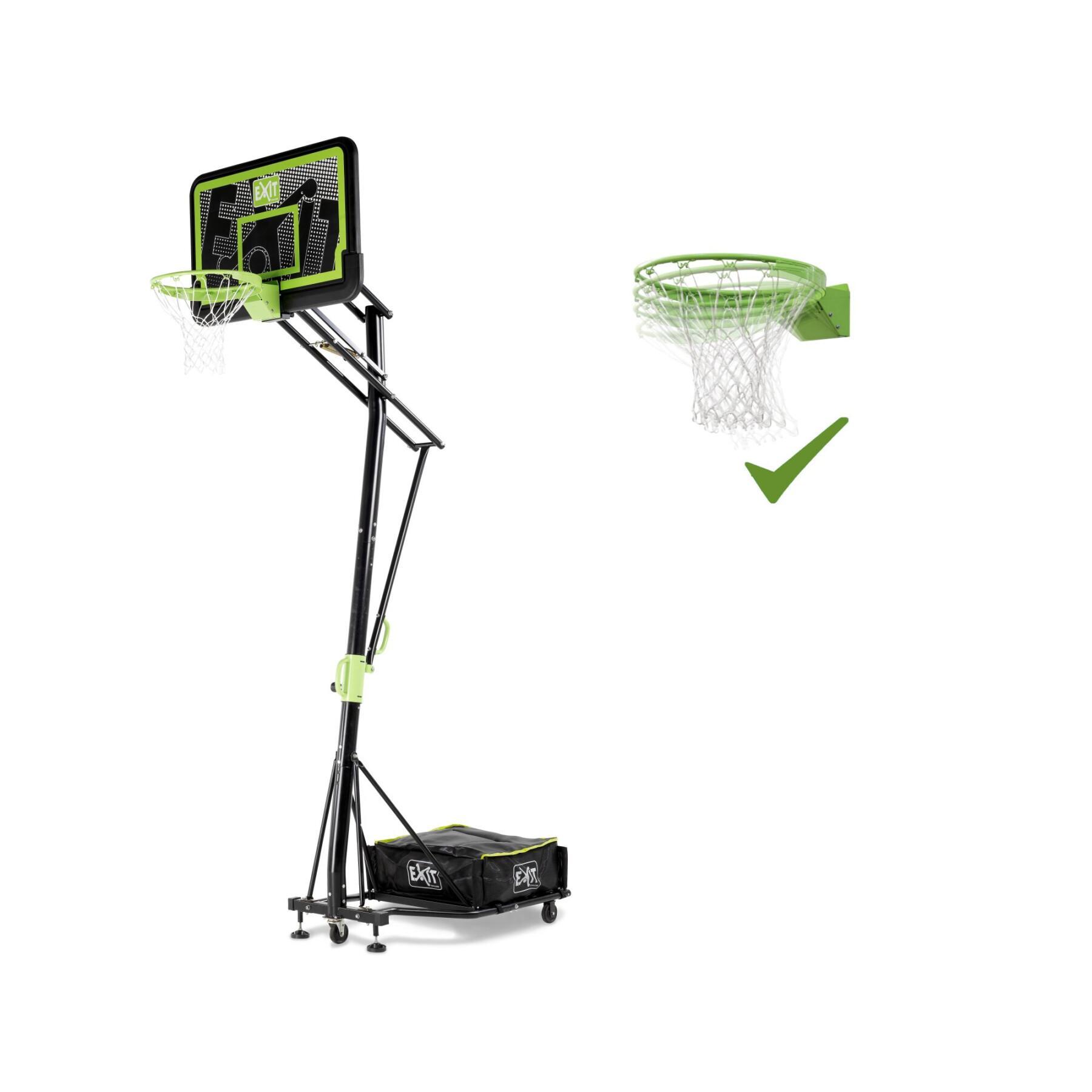 Mobile basketball basket with wheels and dunk circle Exit Toys Galaxy