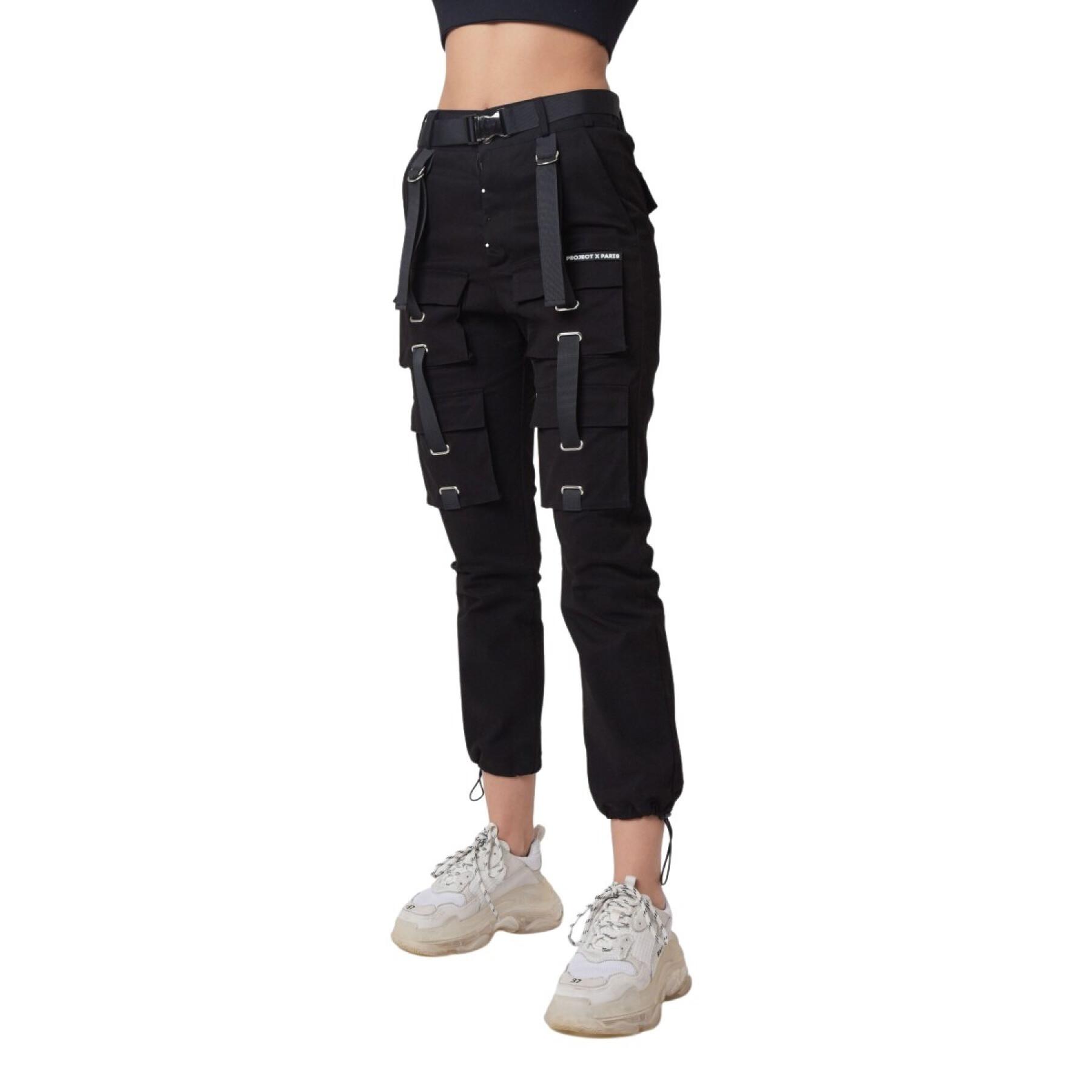 Jogging suit with pockets and strap detail for women Project X Paris