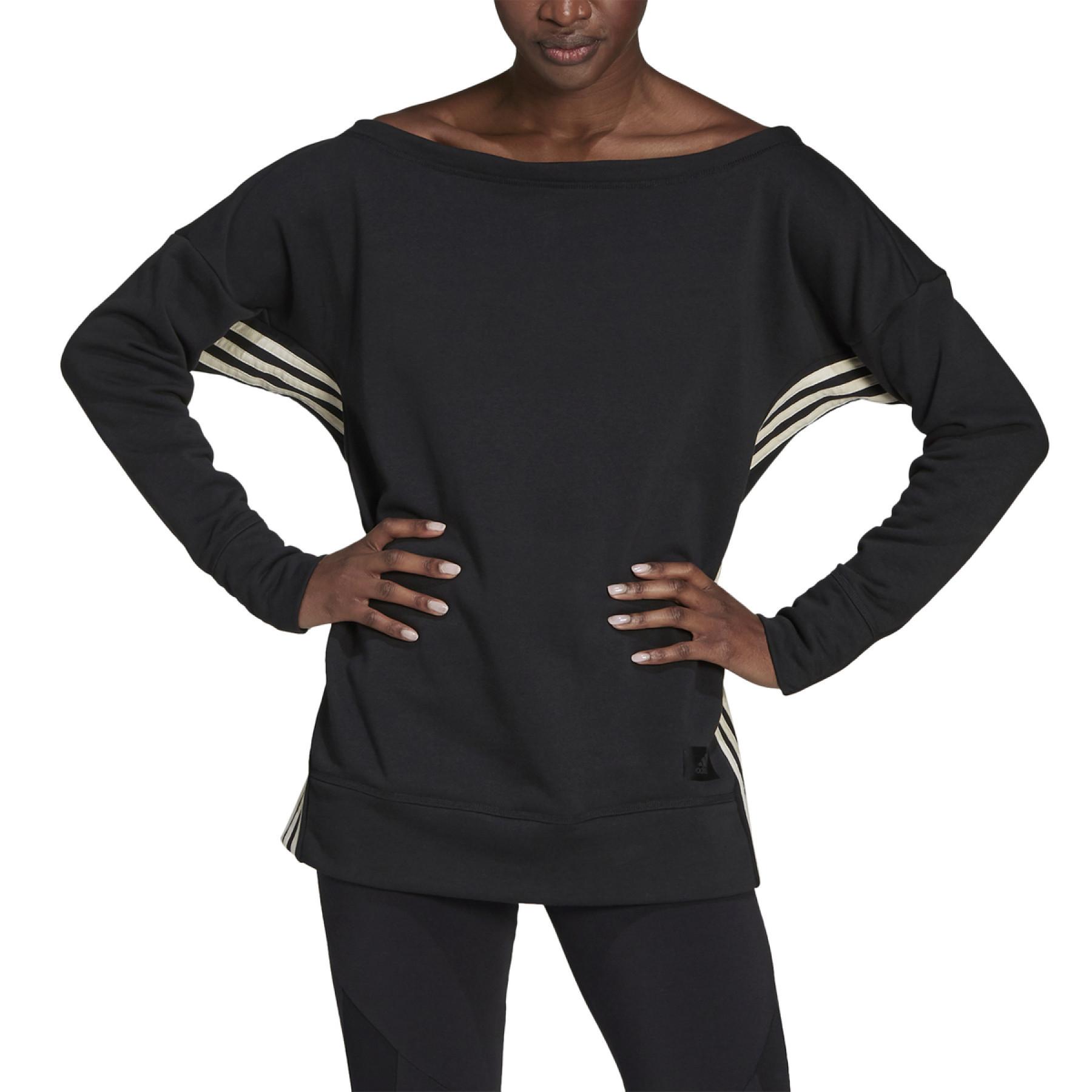 Sweatshirt woman adidas Womens Recycled Cotton Cover-Up