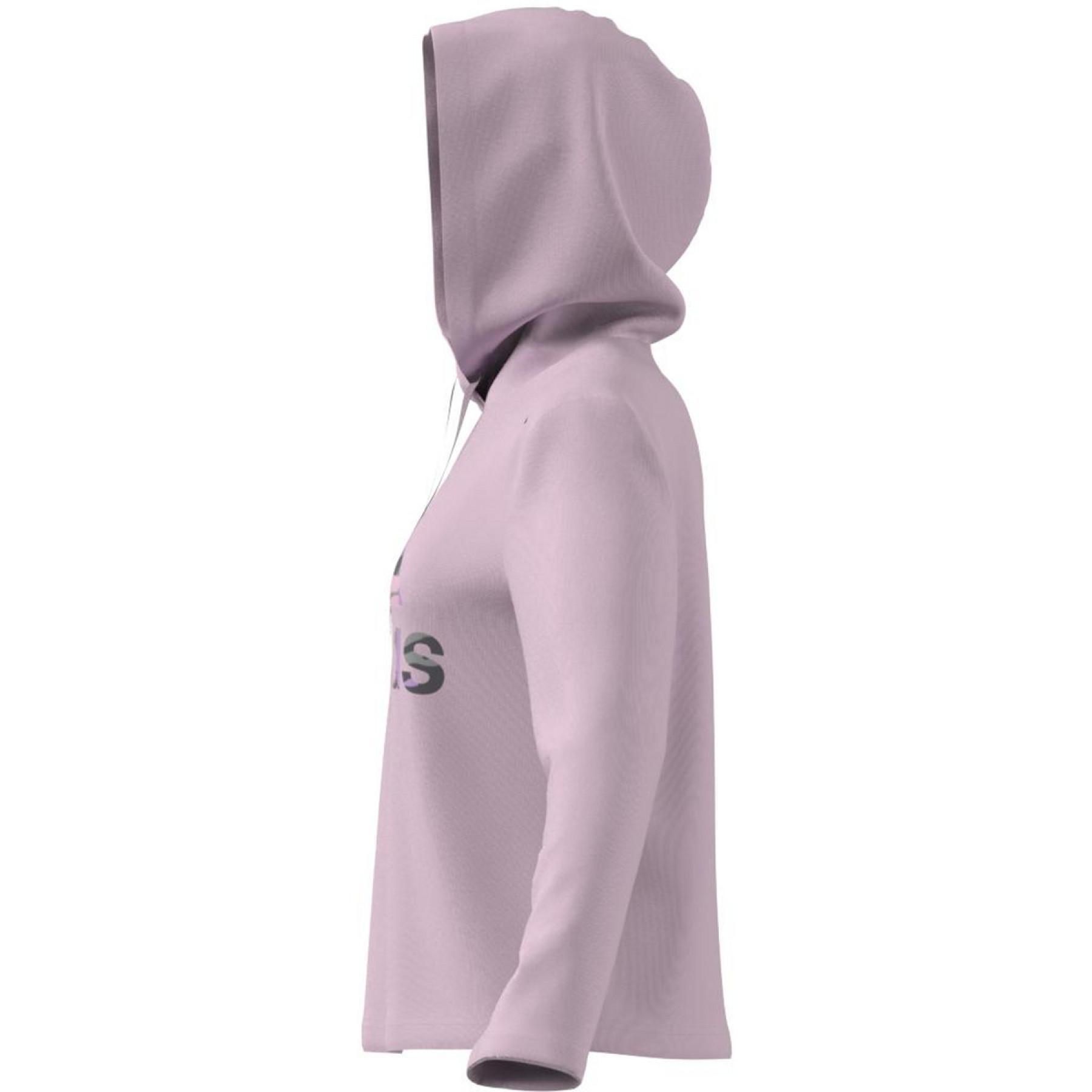 Women's hooded sweatshirt adidas Essentials Camouflage Logo