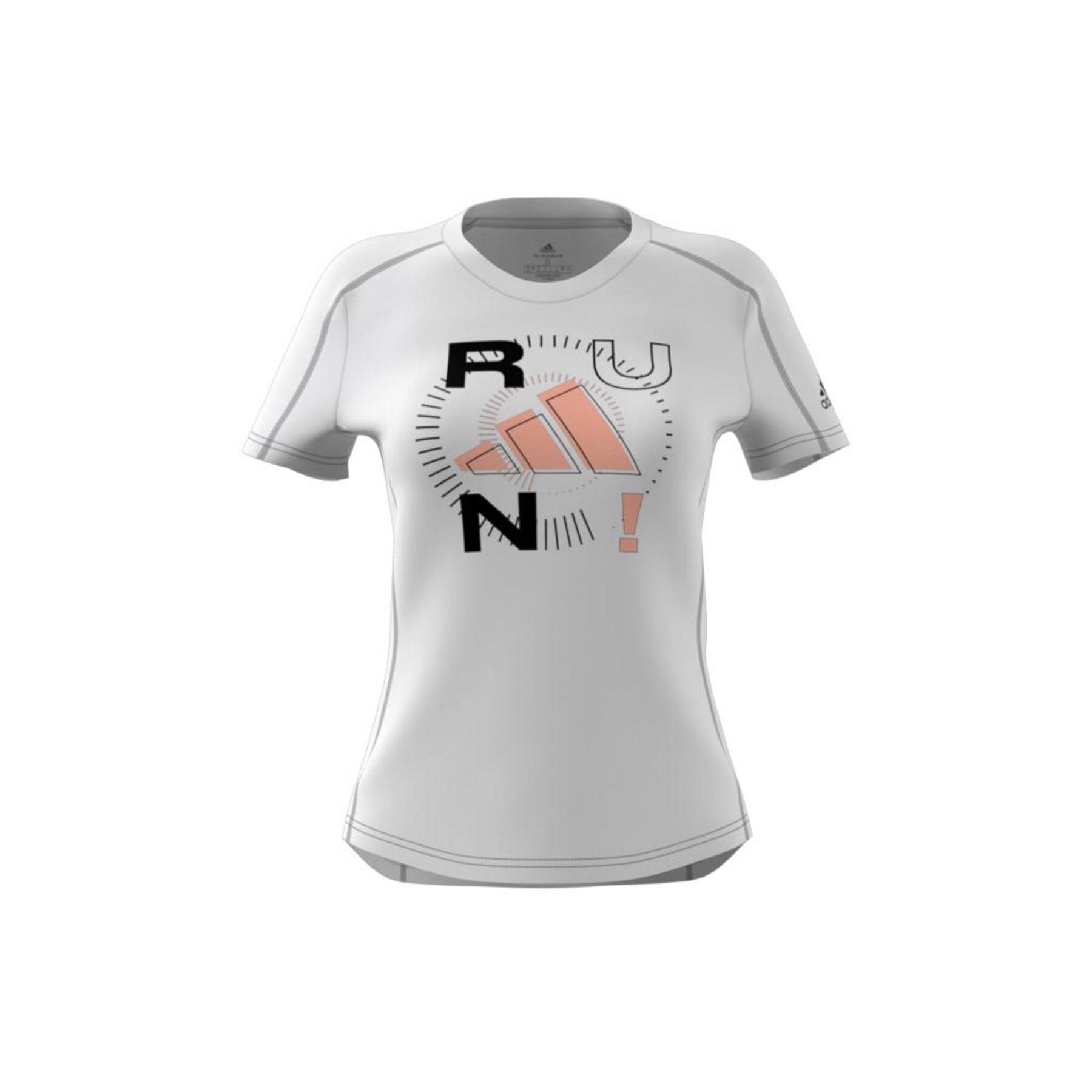 Women's T-shirt adidas Run Logo