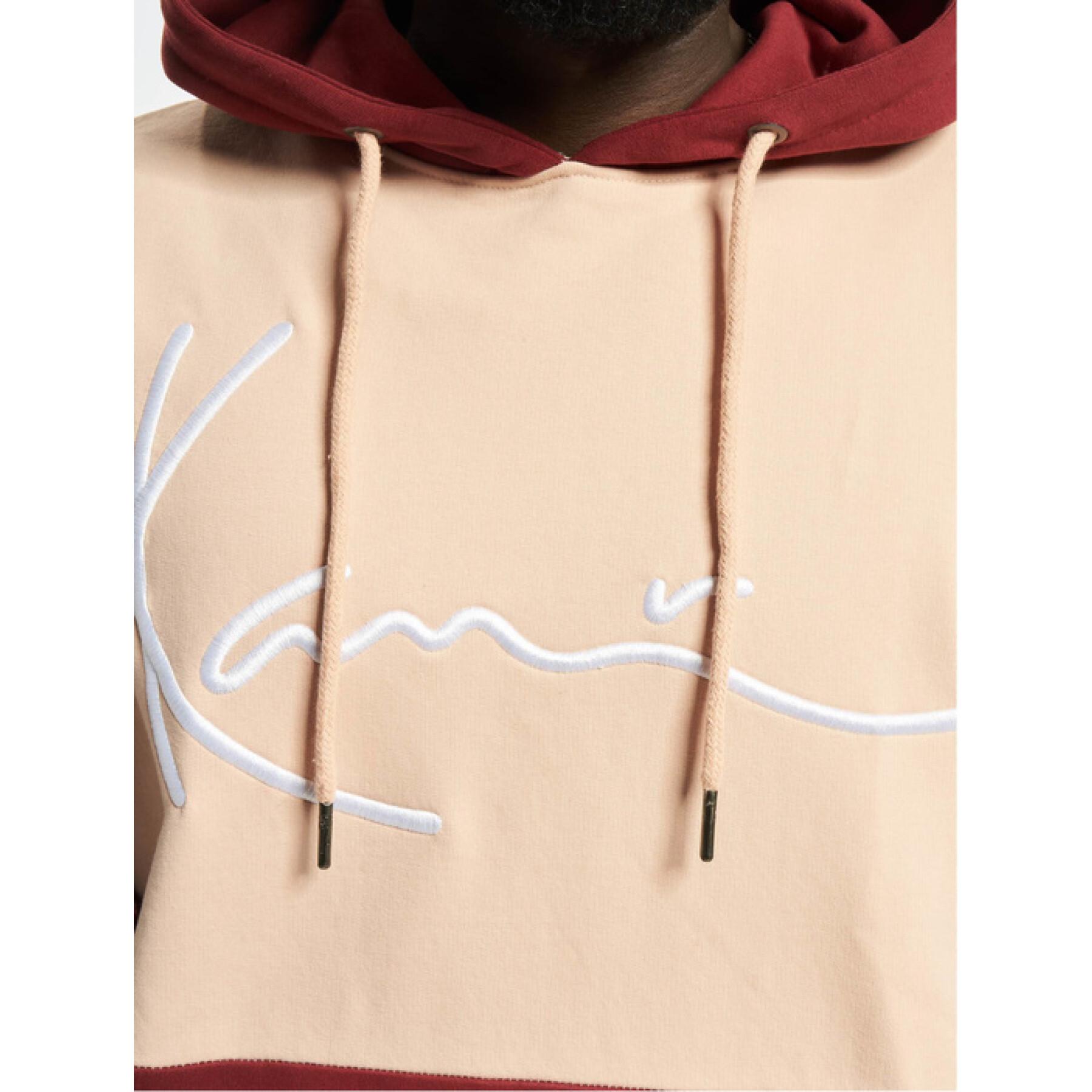 Hooded sweatshirt Karl Kani Signature Block