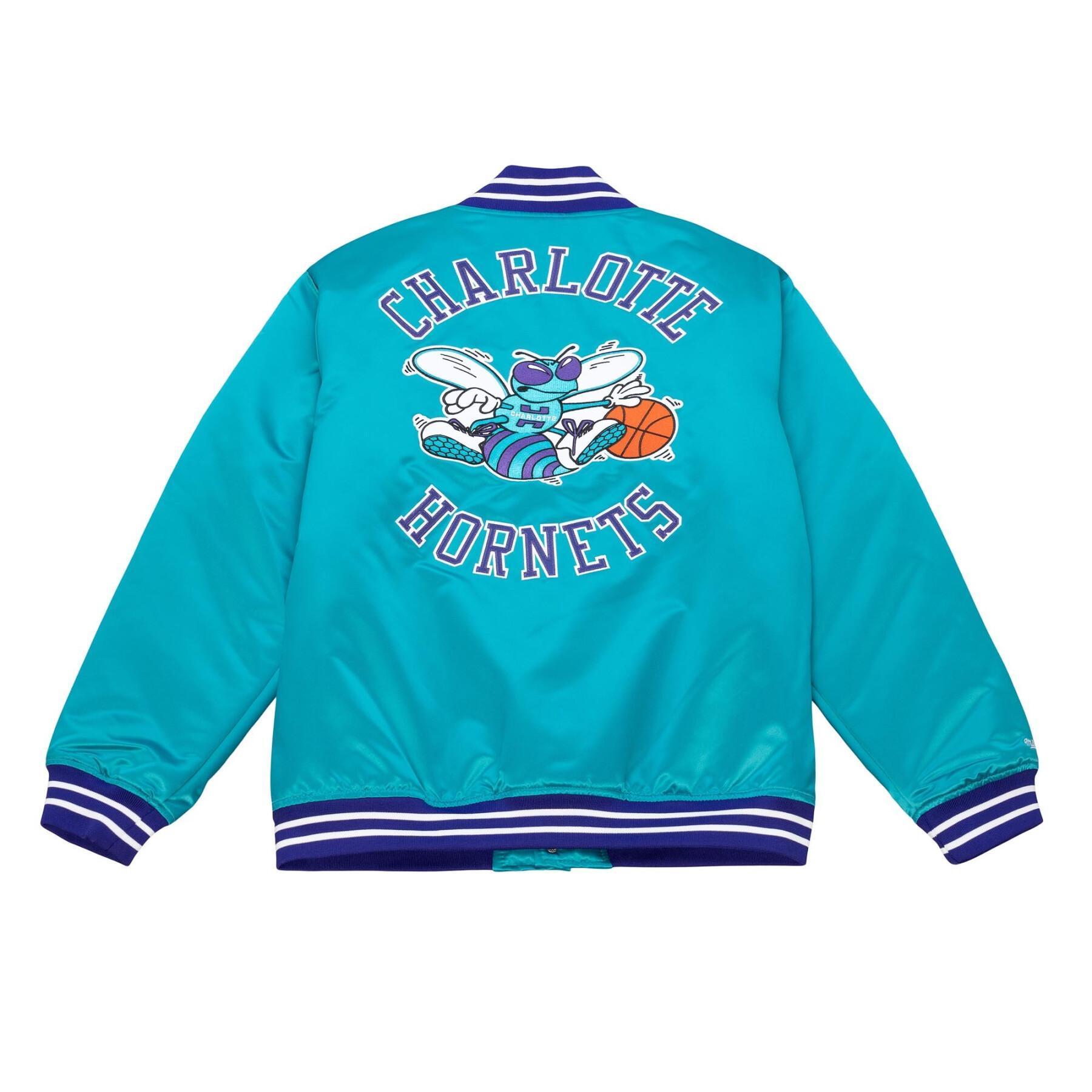 Thick satin jacket Charlotte Hornets