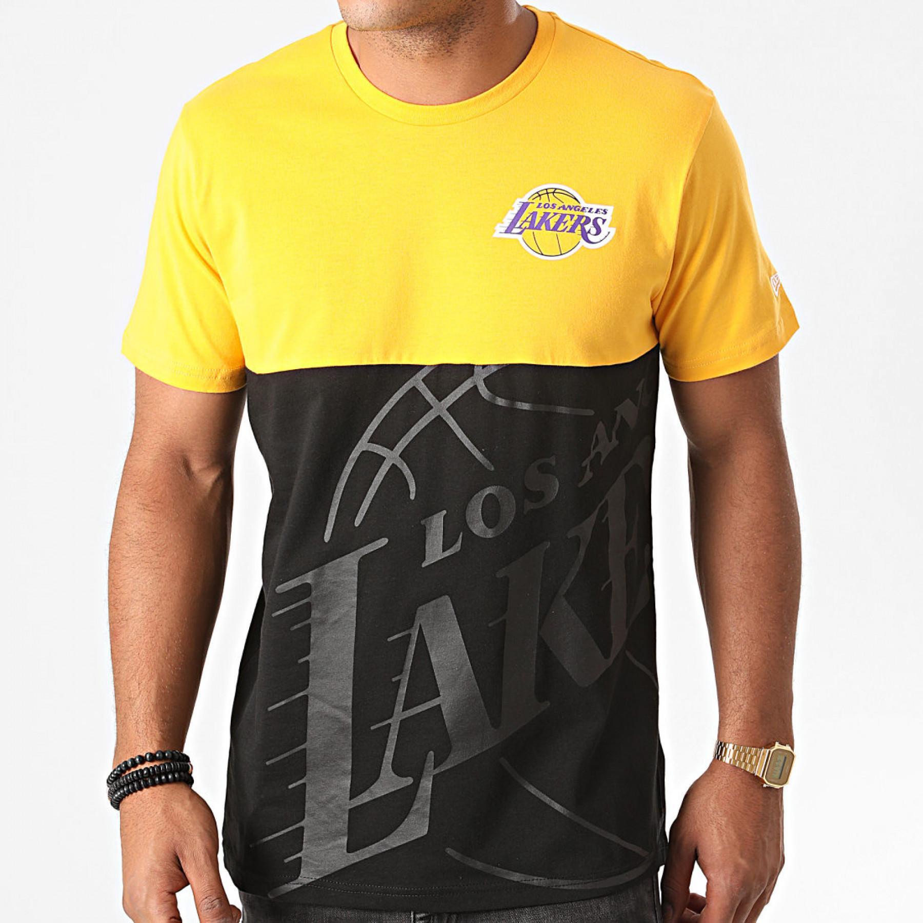 Large T-shirt New Era Los Angeles Lakers OTL