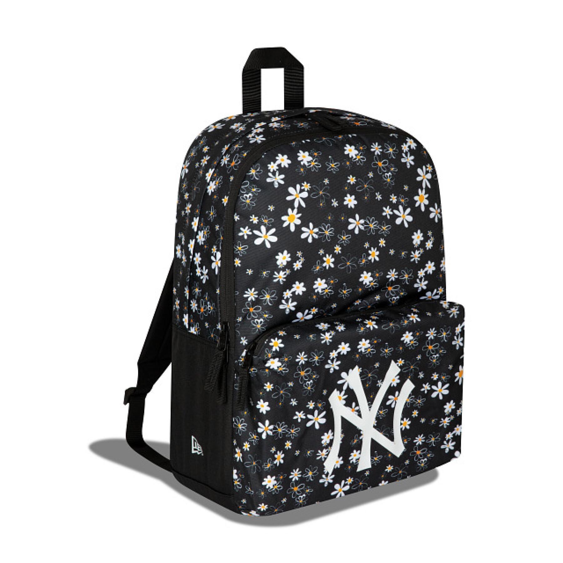 Backpack New York Yankees MLB Floral Multi Stadium