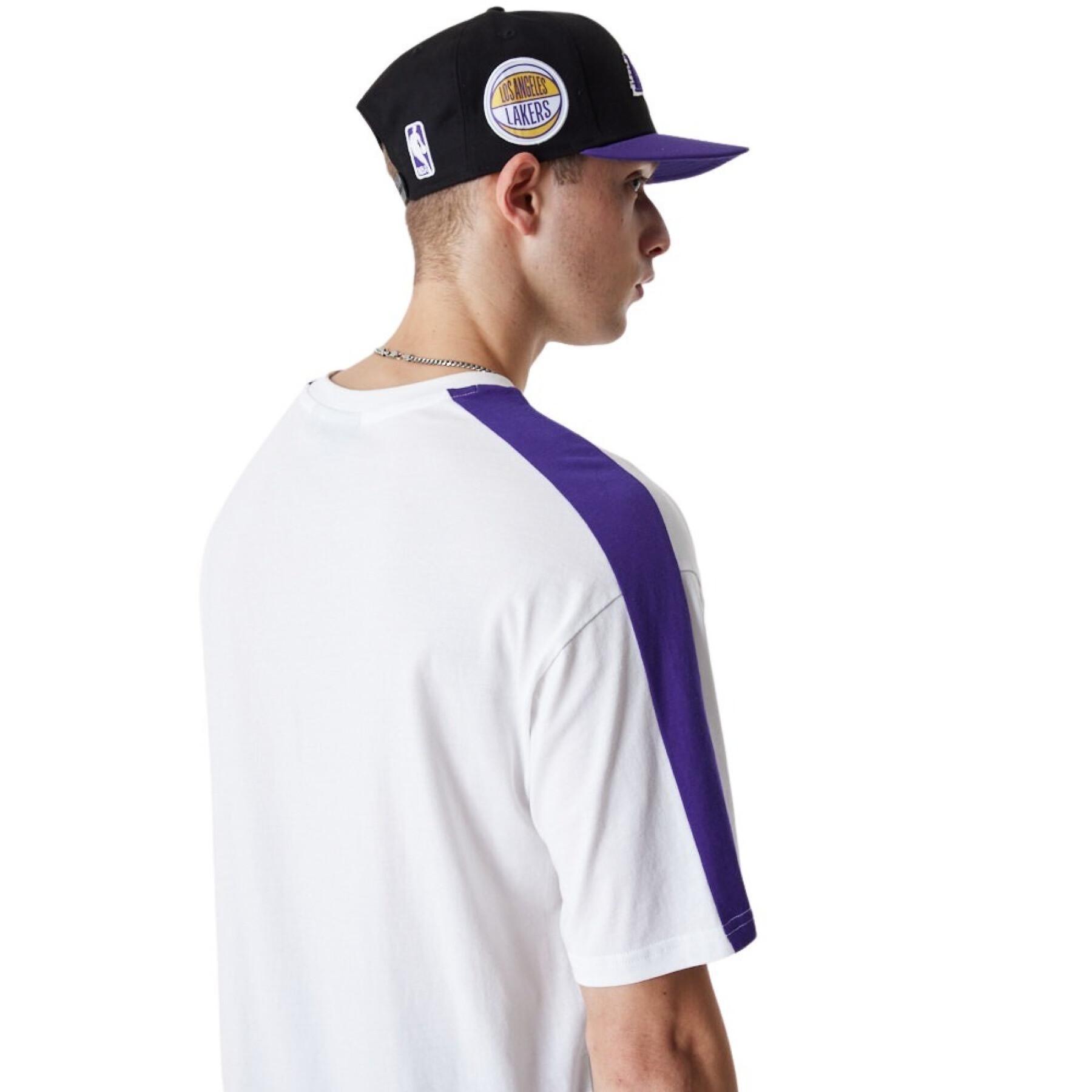 Nike Men's Los Angeles Lakers Block T-Shirt - Purple - L Each