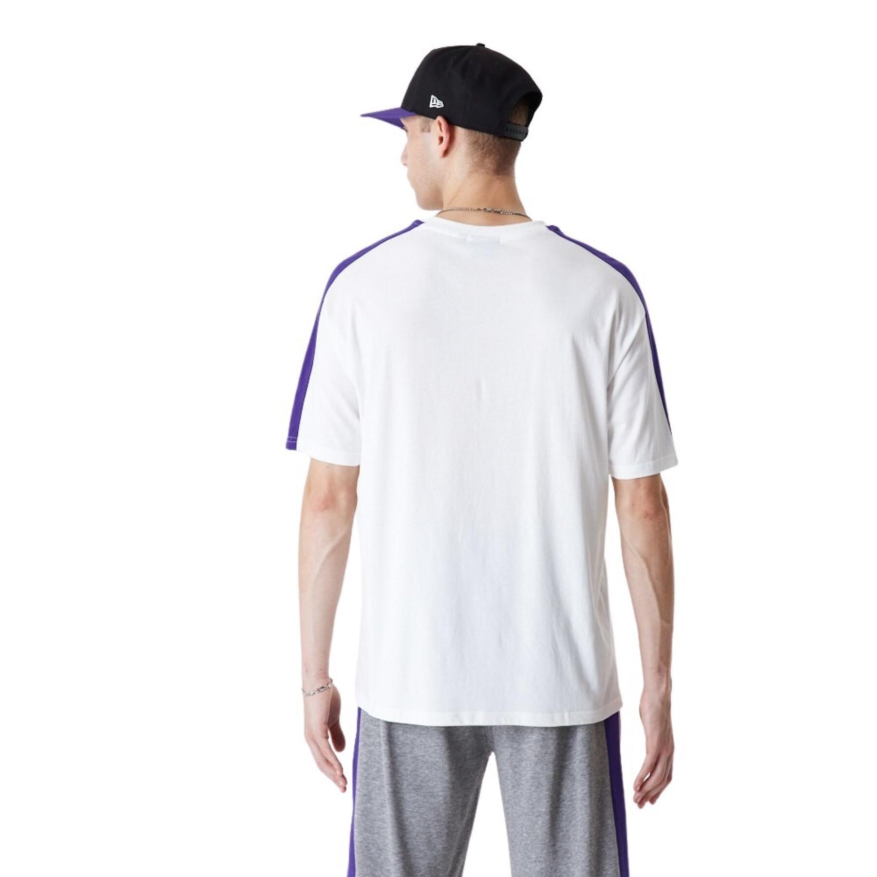 Los Angeles Lakers Nike Block Graphic T-Shirt - White - Mens