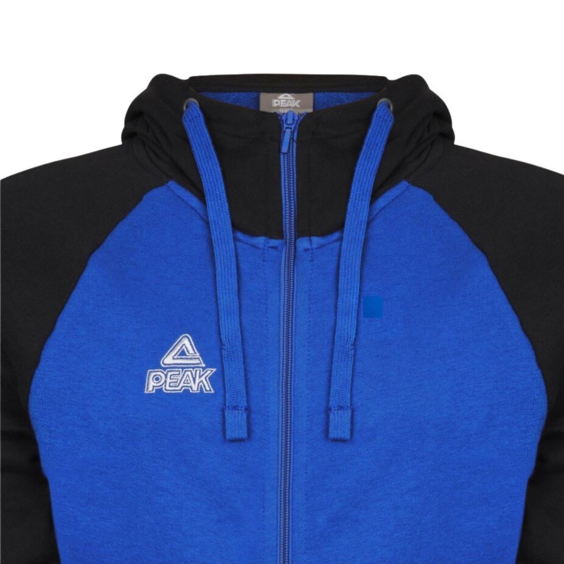 Children's hoodie Peak zip bi-color élite