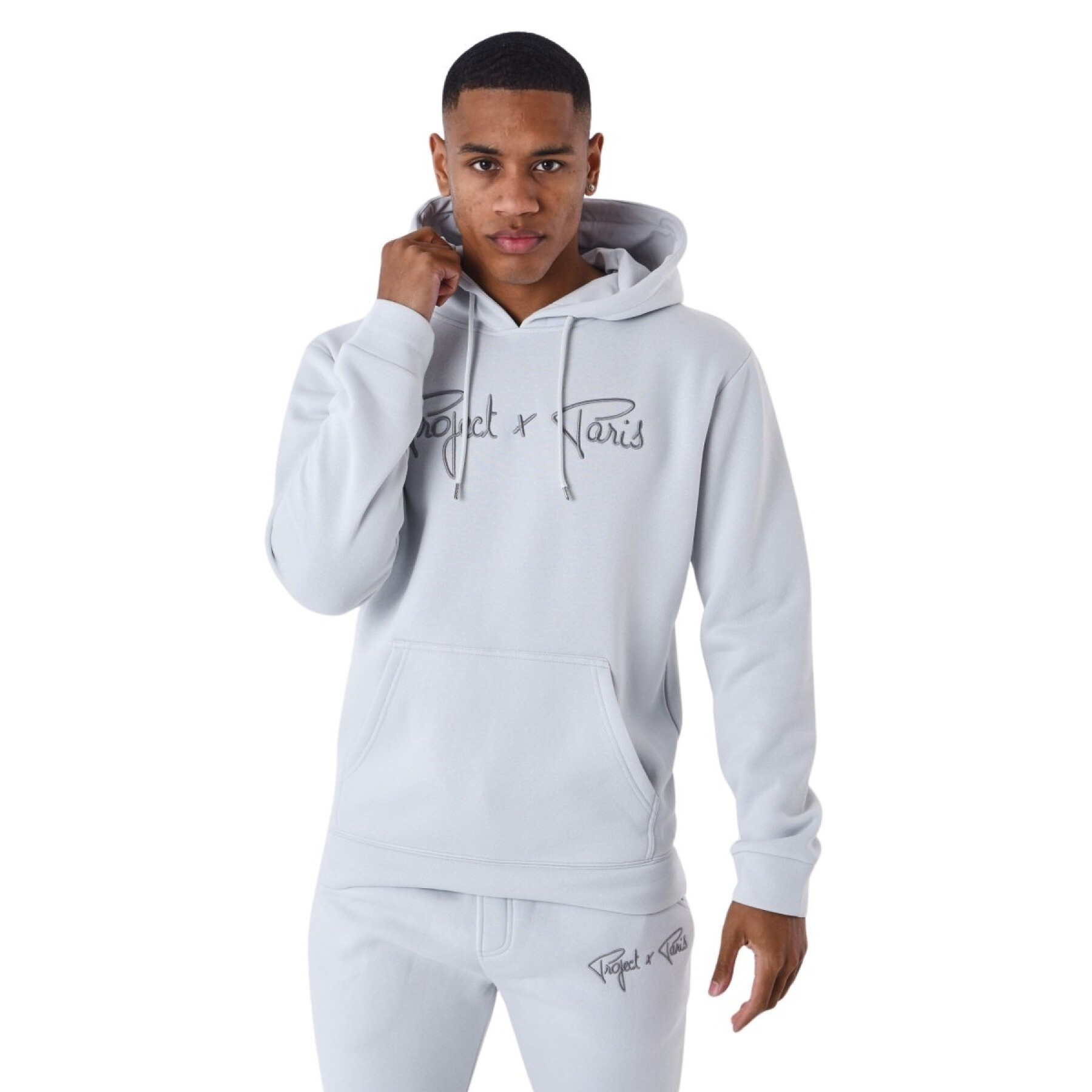 Hooded sweatshirt with embroidered logo Project X Paris
