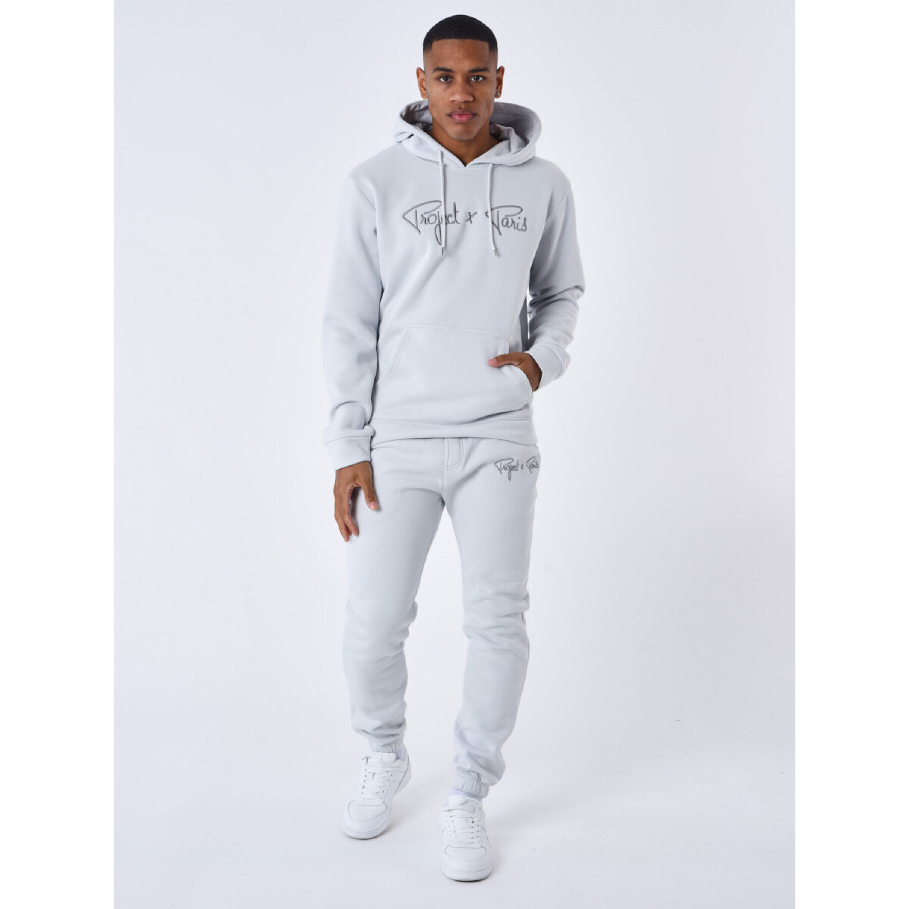 Hooded sweatshirt with embroidered logo Project X Paris