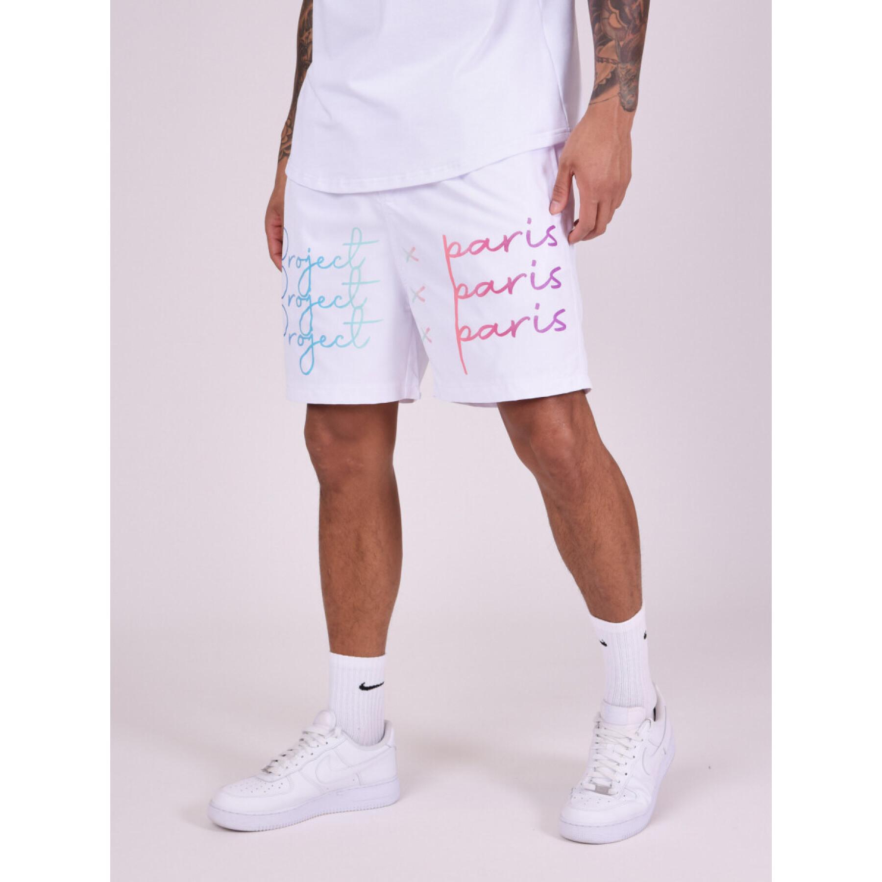 Shorts with large printed logo Project X Paris
