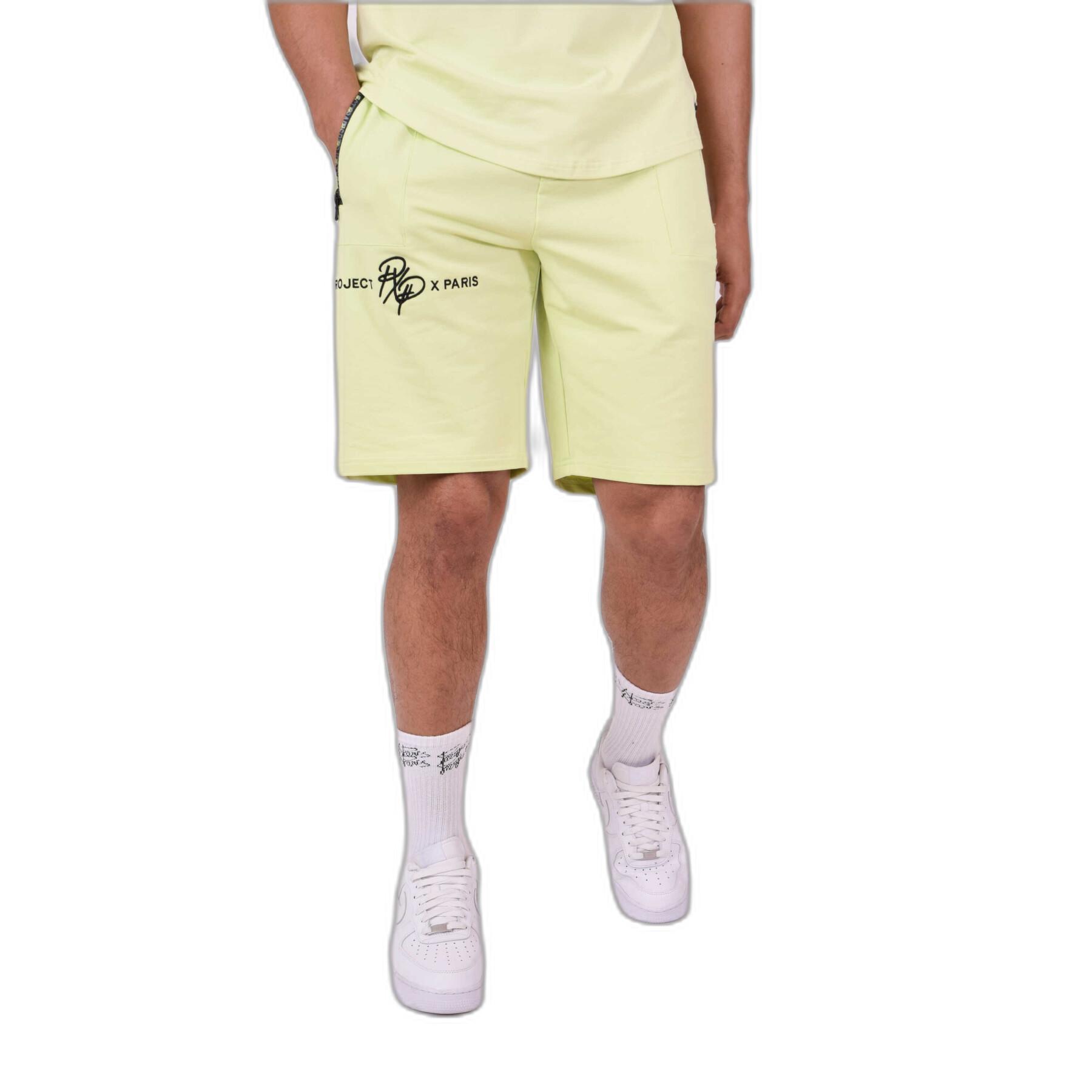 Shorts with contrasting logo band Project X Paris