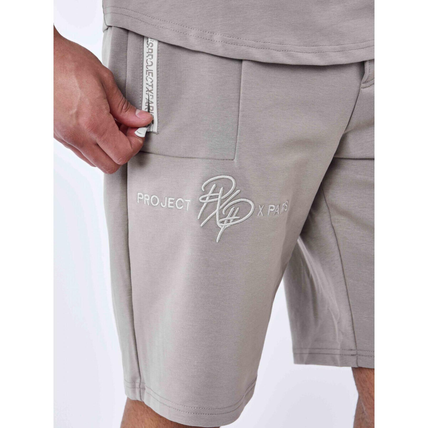 Plain shorts with logo band Project X Paris