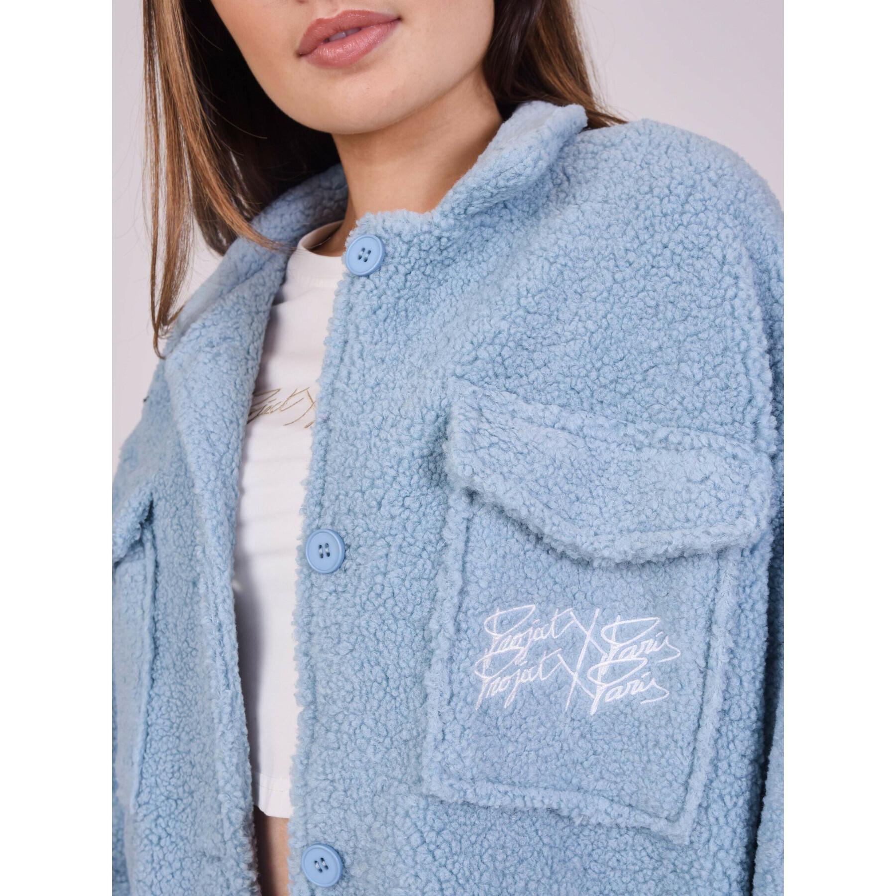 Women's basic pilou overshirt jacket Project X Paris