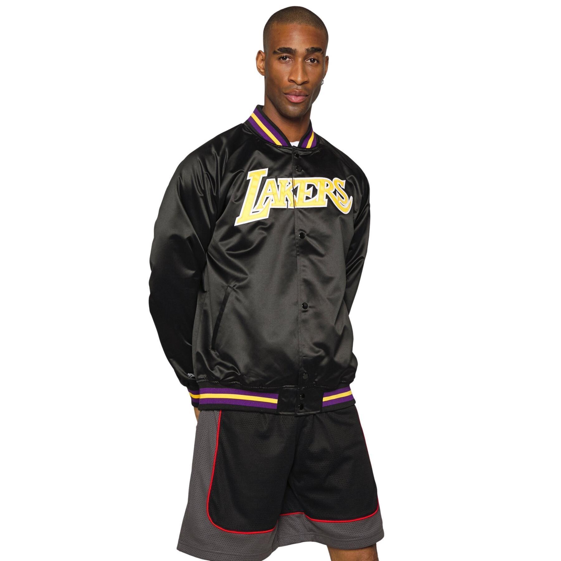 Lightweight satin jacket Los Angeles Lakers