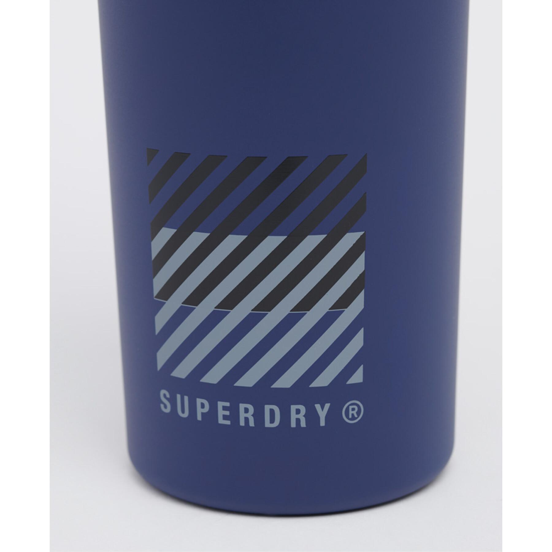 Stainless steel water bottle Superdry Training