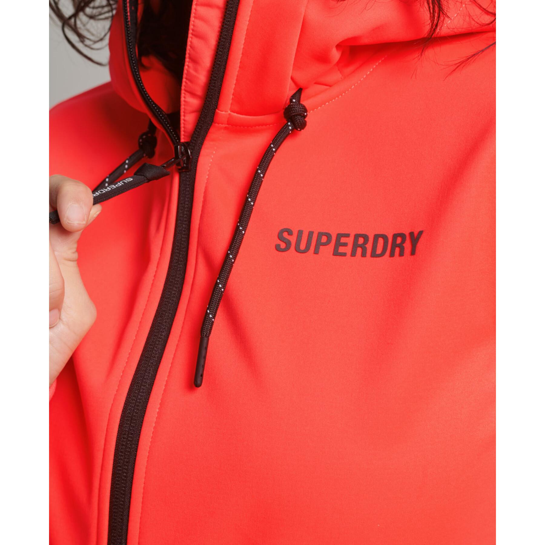 Women's soft waterproof jacket Superdry Tech
