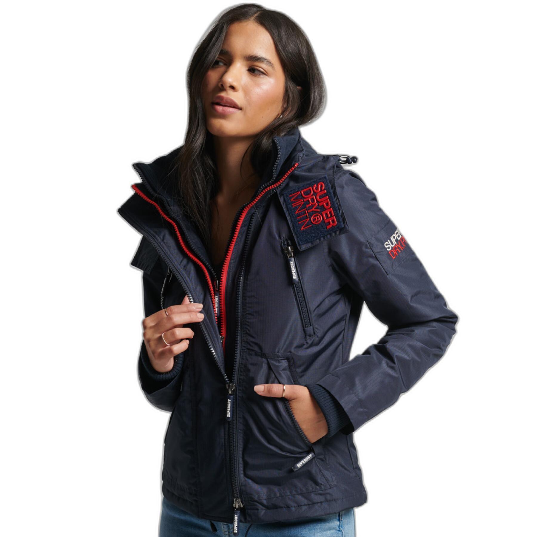 Women's waterproof jacket Superdry Mountain