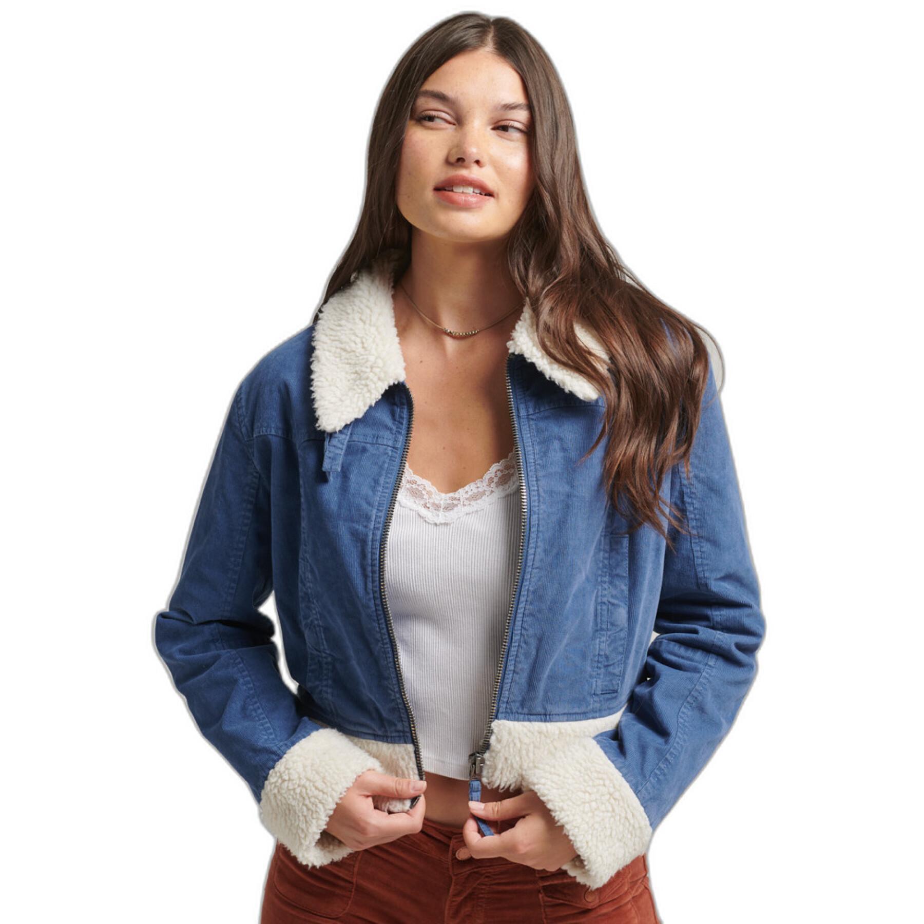 Women's woolly skin lined jacket Superdry Indie