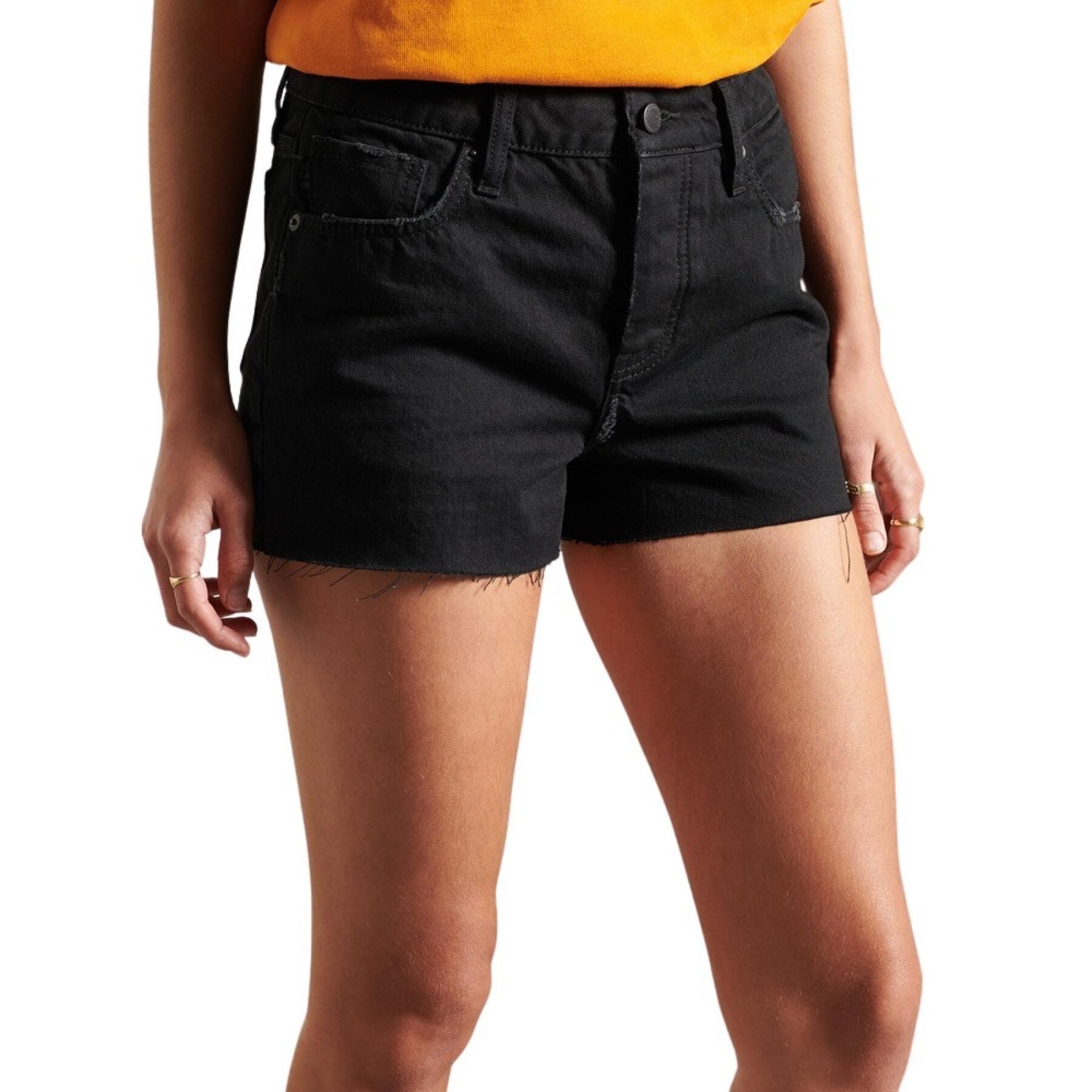 Women's high-waisted cut-off shorts Superdry