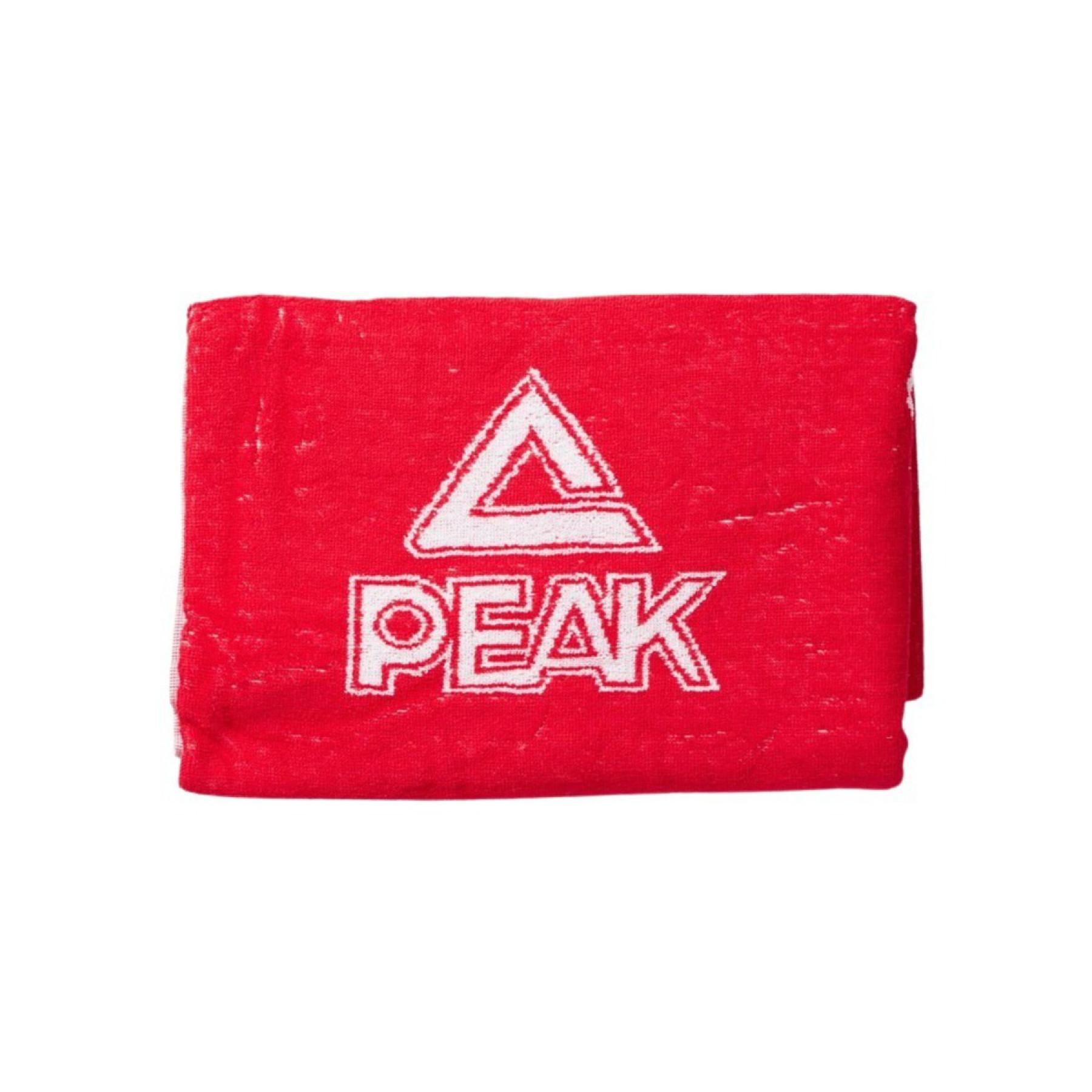 Towel Peak red & white