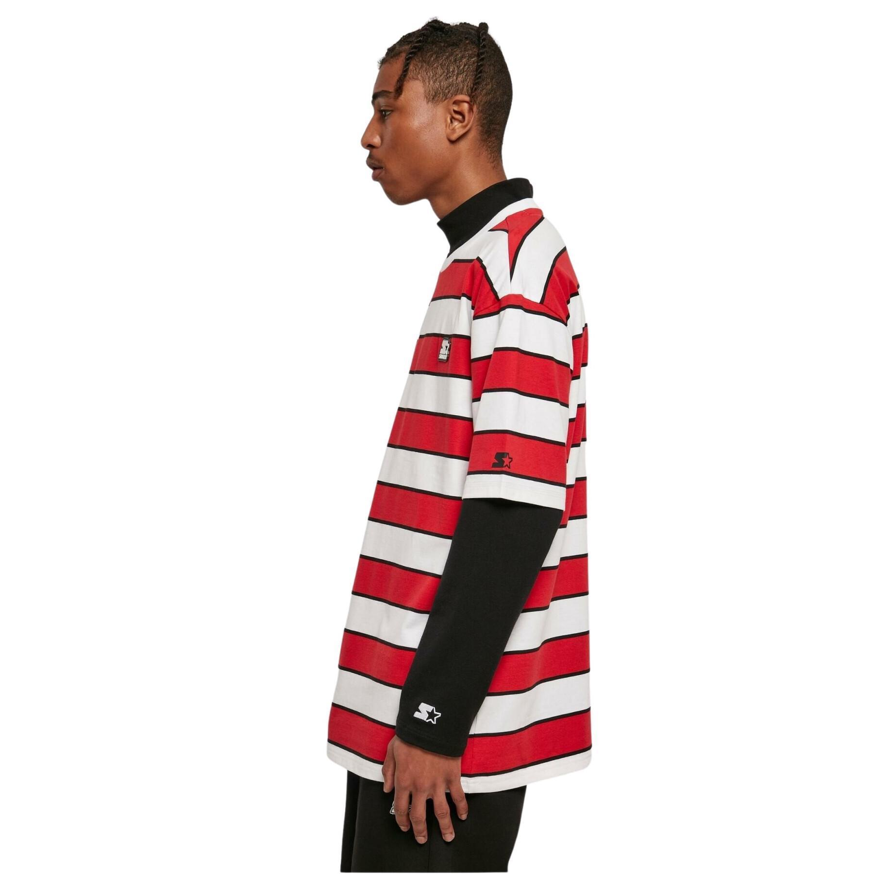 Striped T-shirt Urban Classics Starter Block