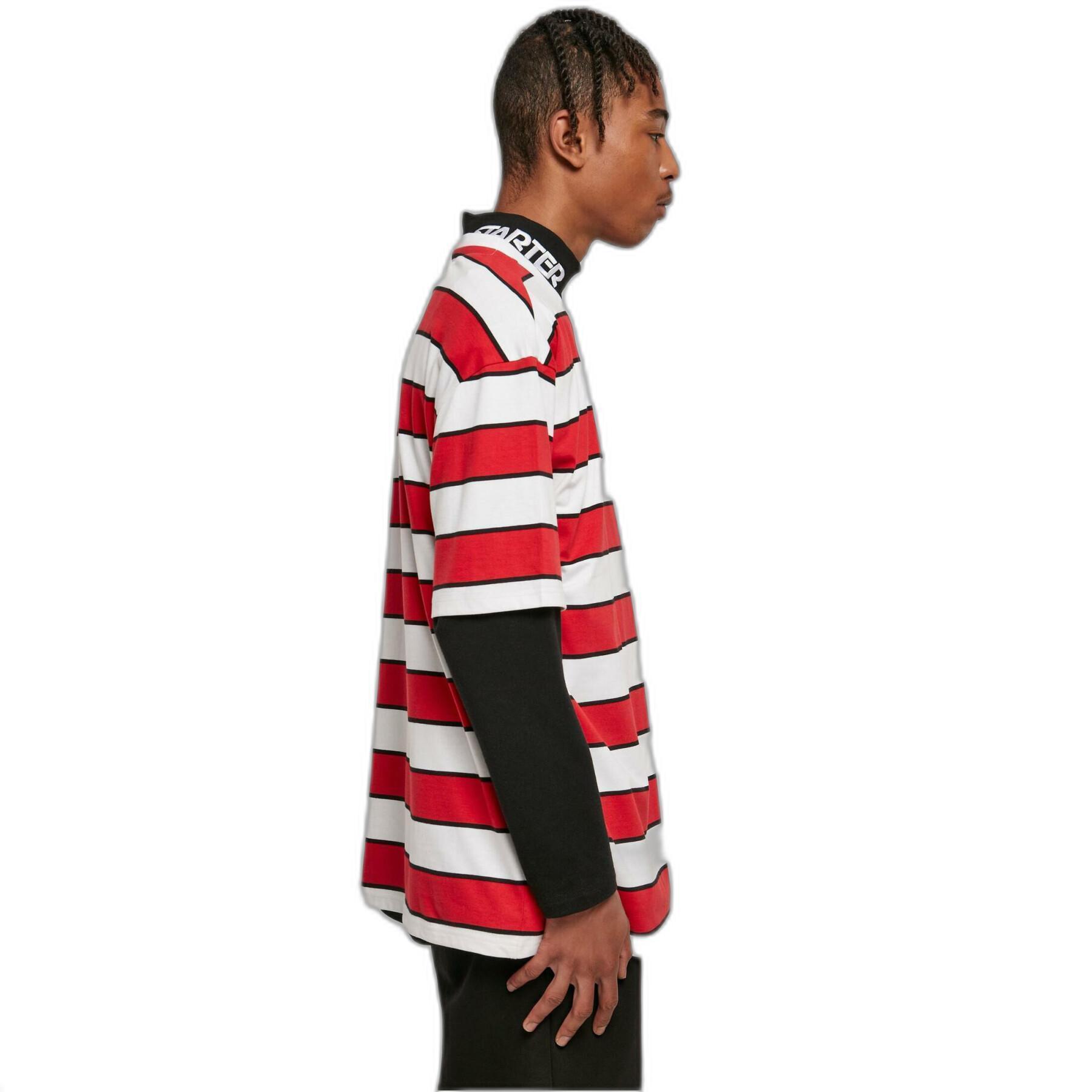 Striped T-shirt Urban Classics Starter Block