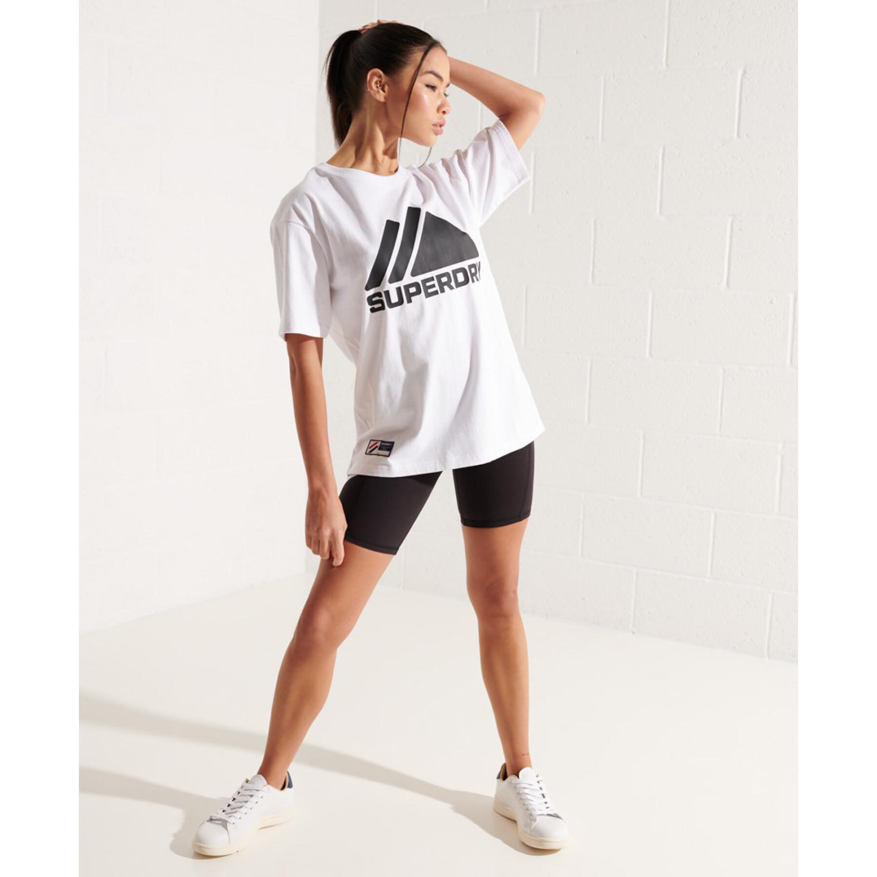 Women's monochrome T-shirt Superdry Mountain Sport
