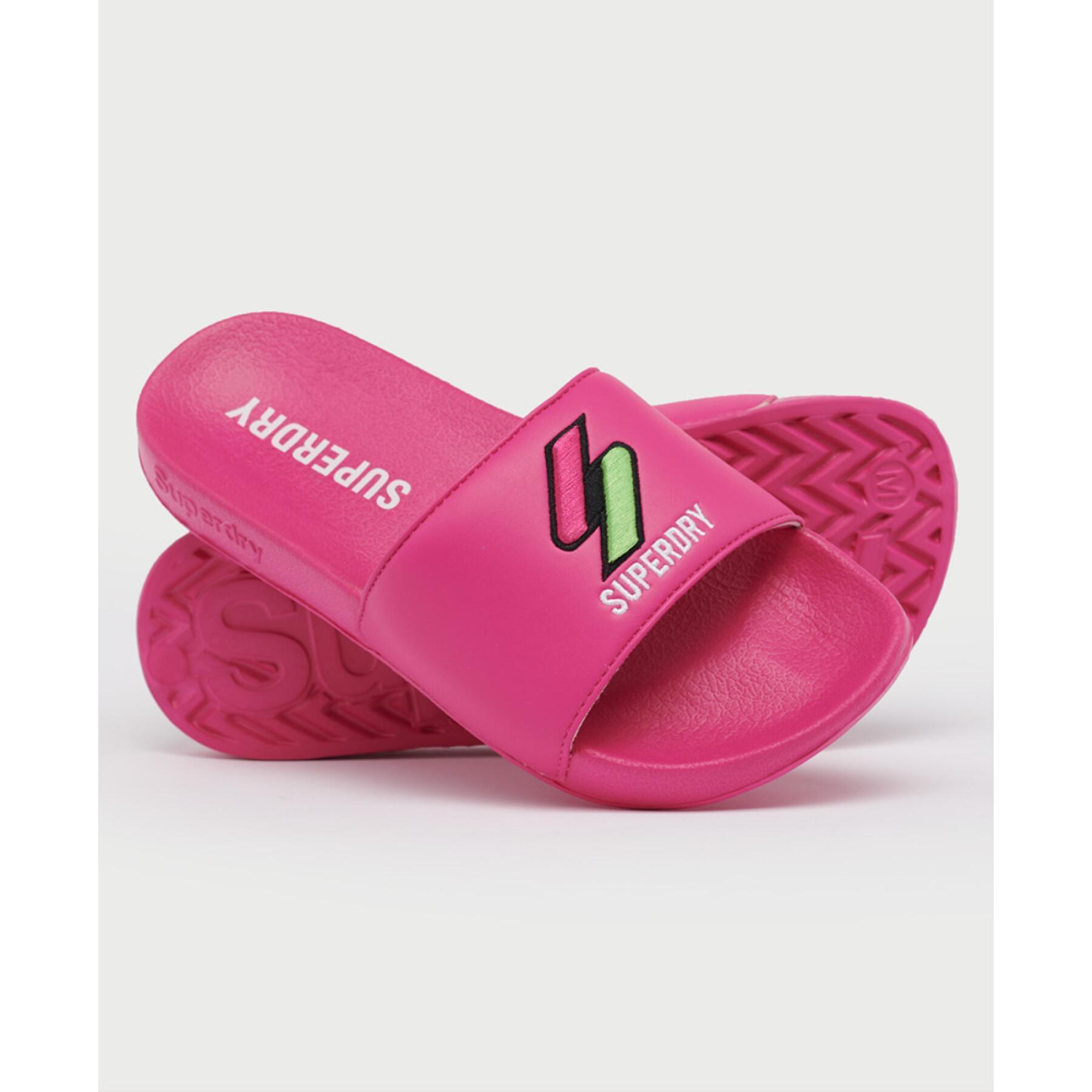 Women's pool sandals Superdry Patch
