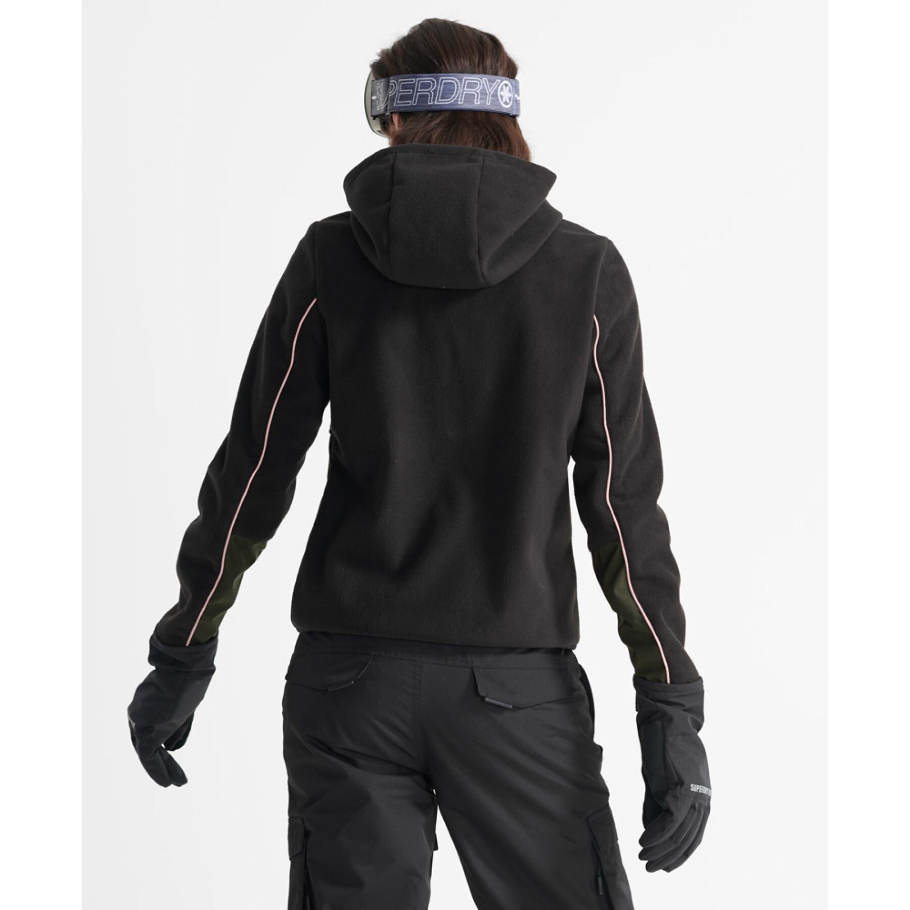 Women's technical fleece jacket Superdry Freestyle