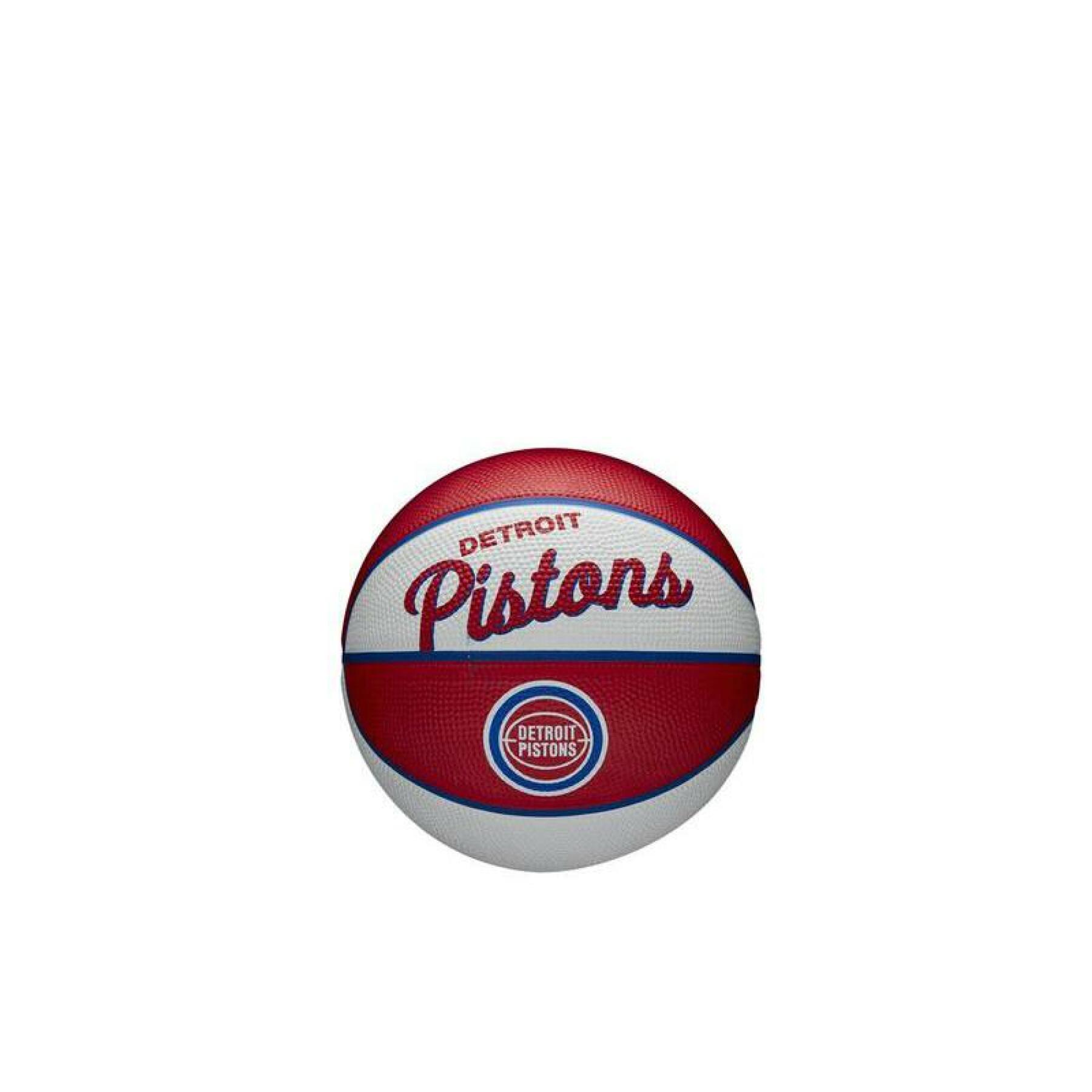Mini nba retro ball Detroit Pistons