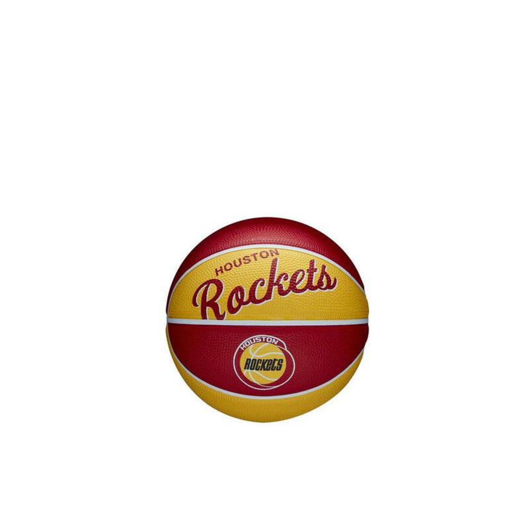 Mini nba retro ball Houston Rockets