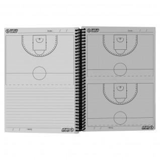 a5 spiral bound basketball coach notebook Sporti